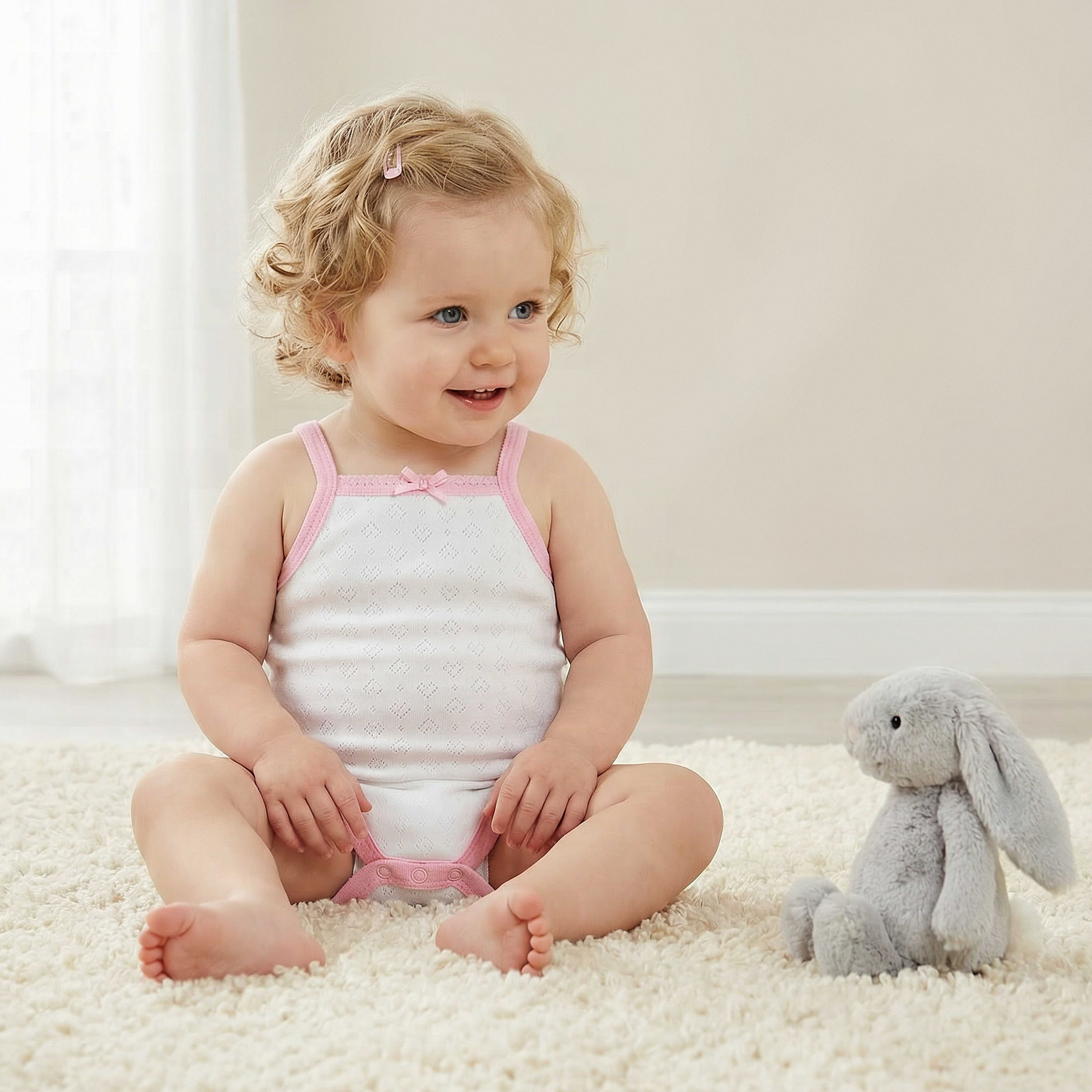 Juniors Square Neck Sleeveless Bodysuit with Snap Button Closure-baby-girls-clothing-bodysuits-image-1