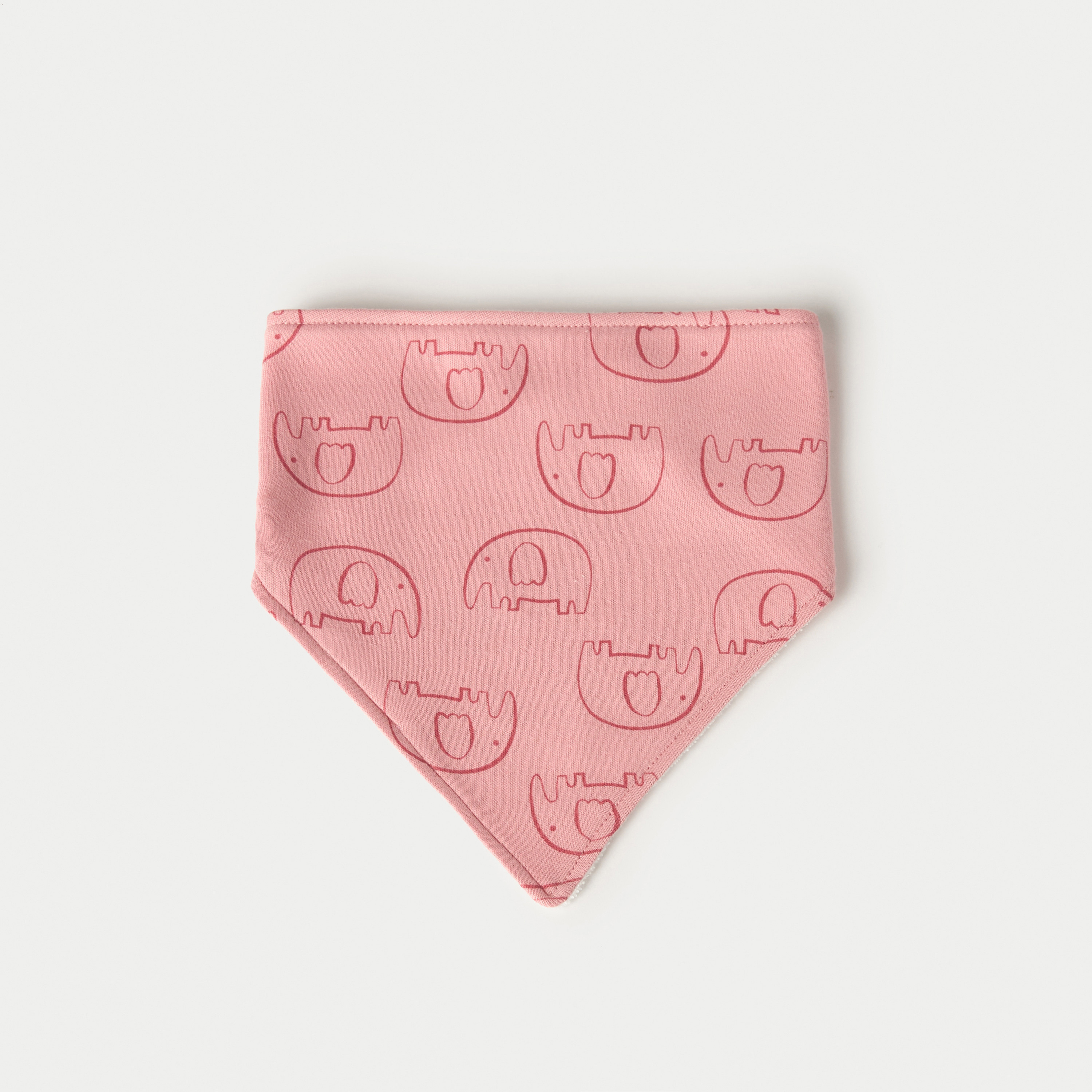 Juniors Printed Muslin Bib with Button Closure - Set of 3-baby-feeding-bibs-image-2