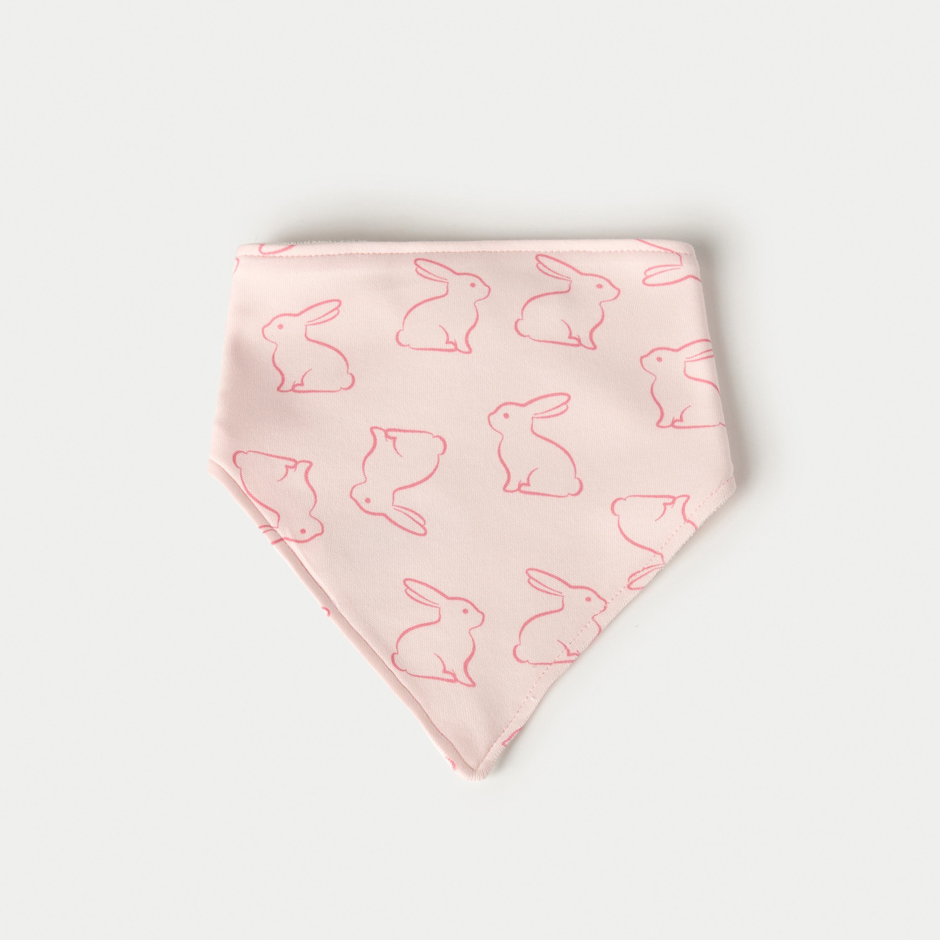 Juniors Printed Muslin Bib with Button Closure - Set of 3-baby-feeding-bibs-image-3