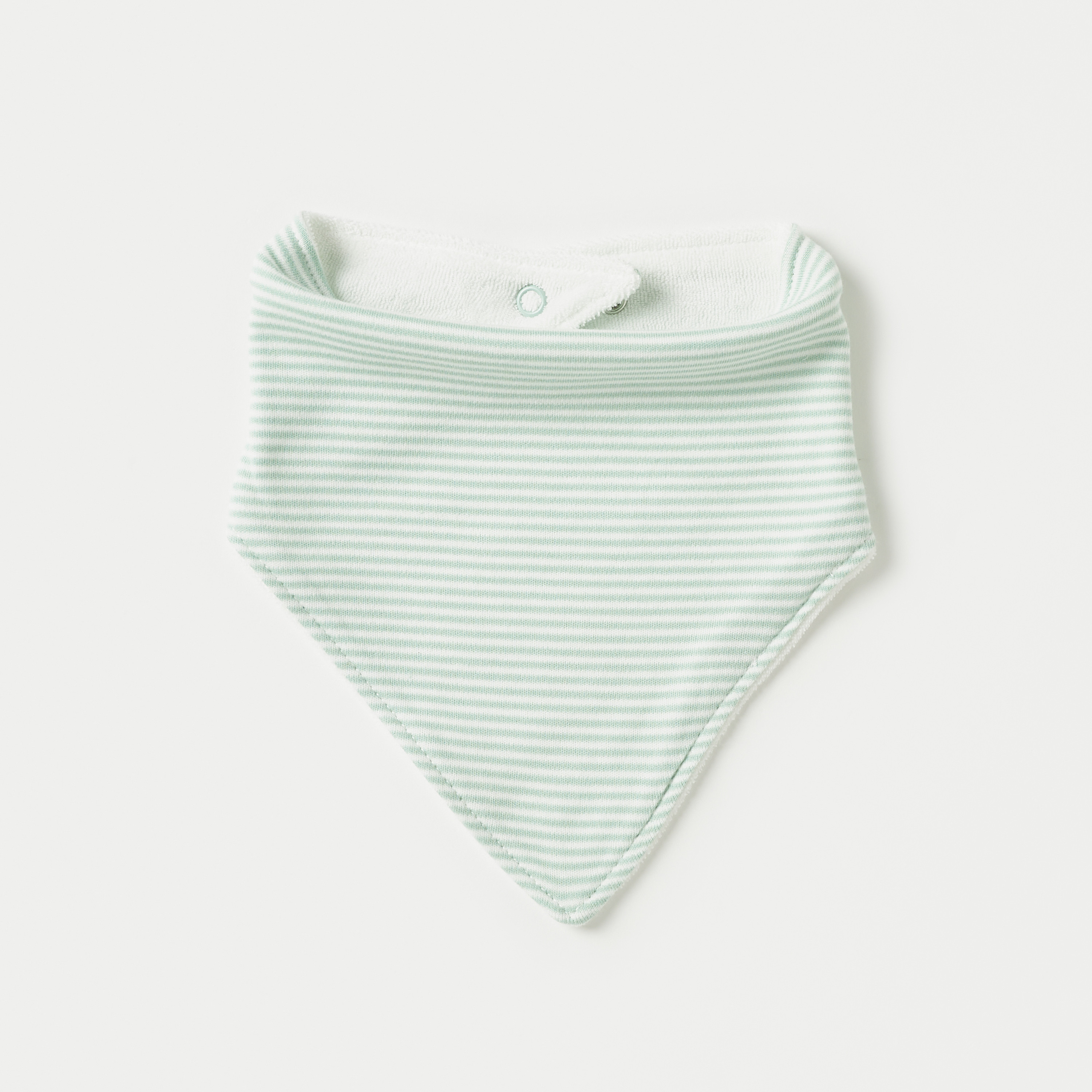 Juniors Printed Dribble Bib with Button Closure - Set of 3-baby-feeding-bibs-image-4