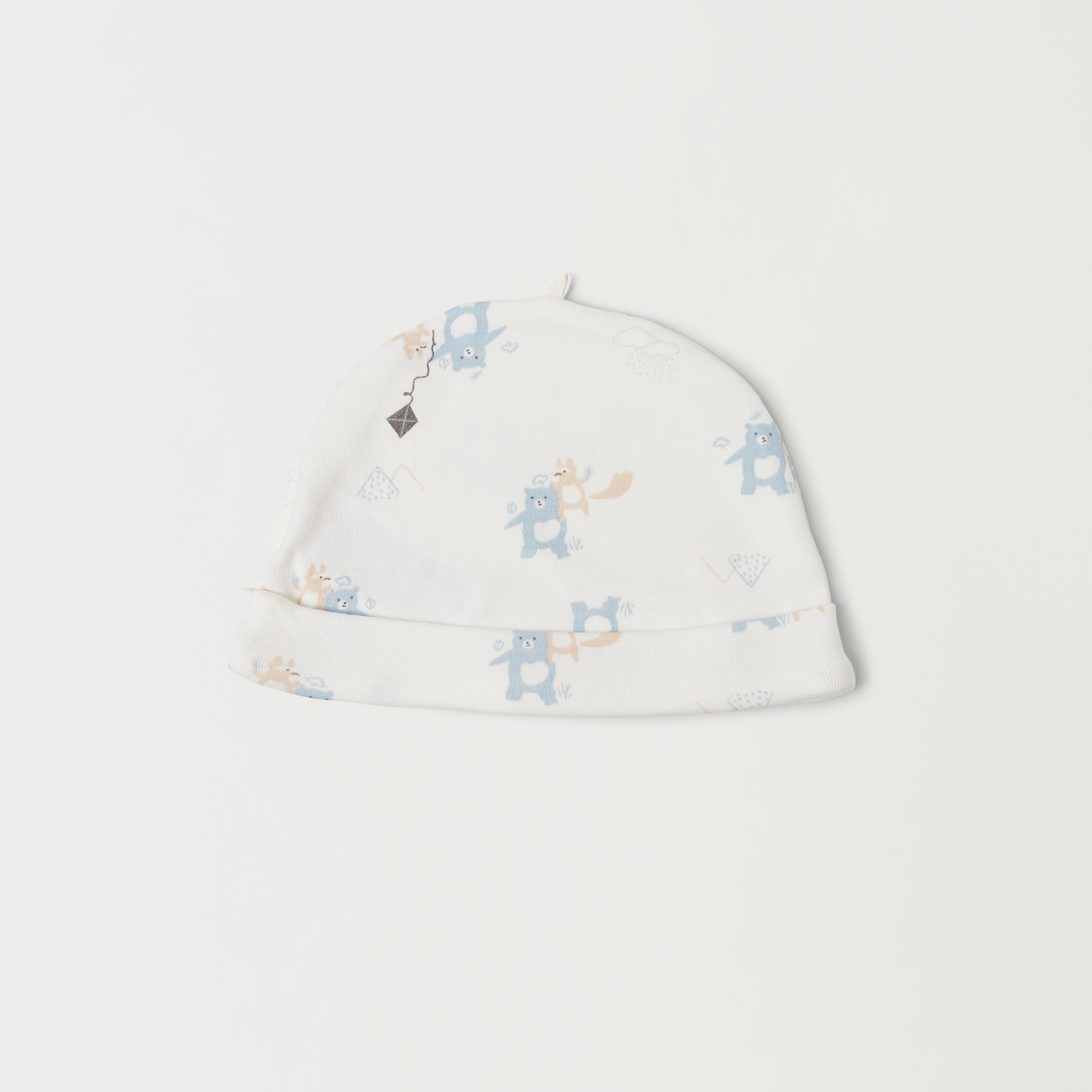 Juniors Printed Beanie Cap - Set of 2-baby-boys-accessories-caps-image-3