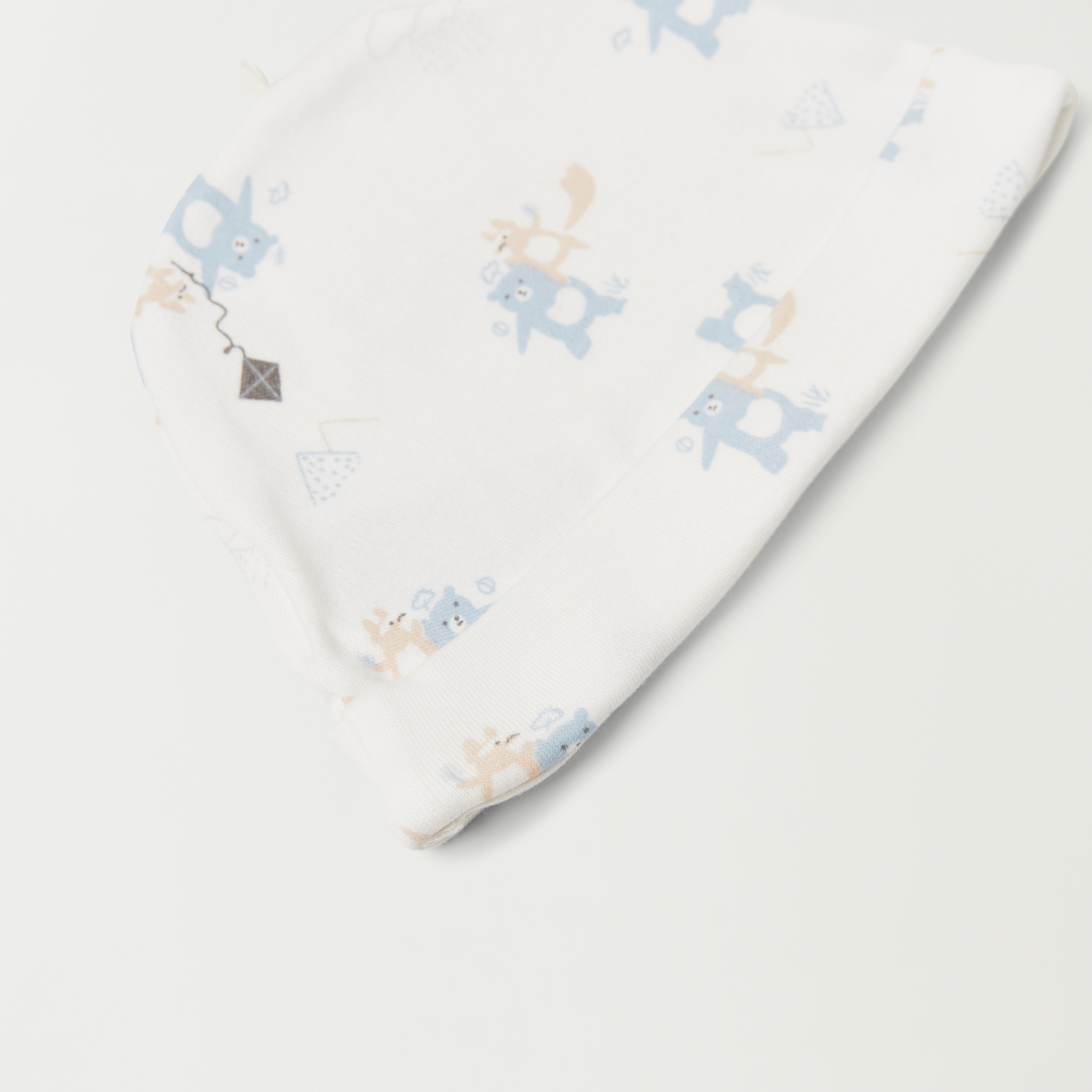 Juniors Printed Beanie Cap - Set of 2-baby-boys-accessories-caps-image-4