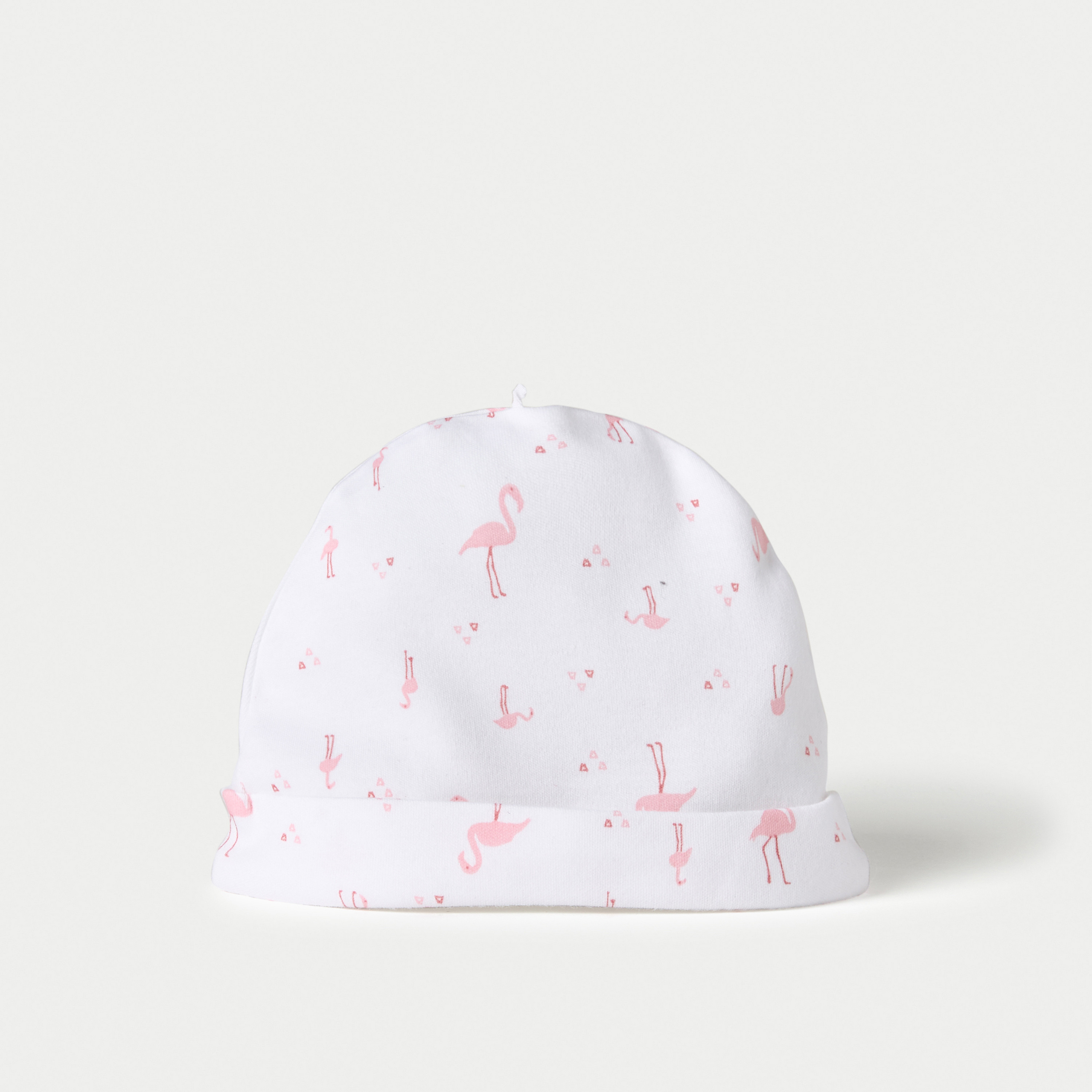 Juniors Printed Beanie Cap - Set of 2-baby-girls-accessories-caps-image-3