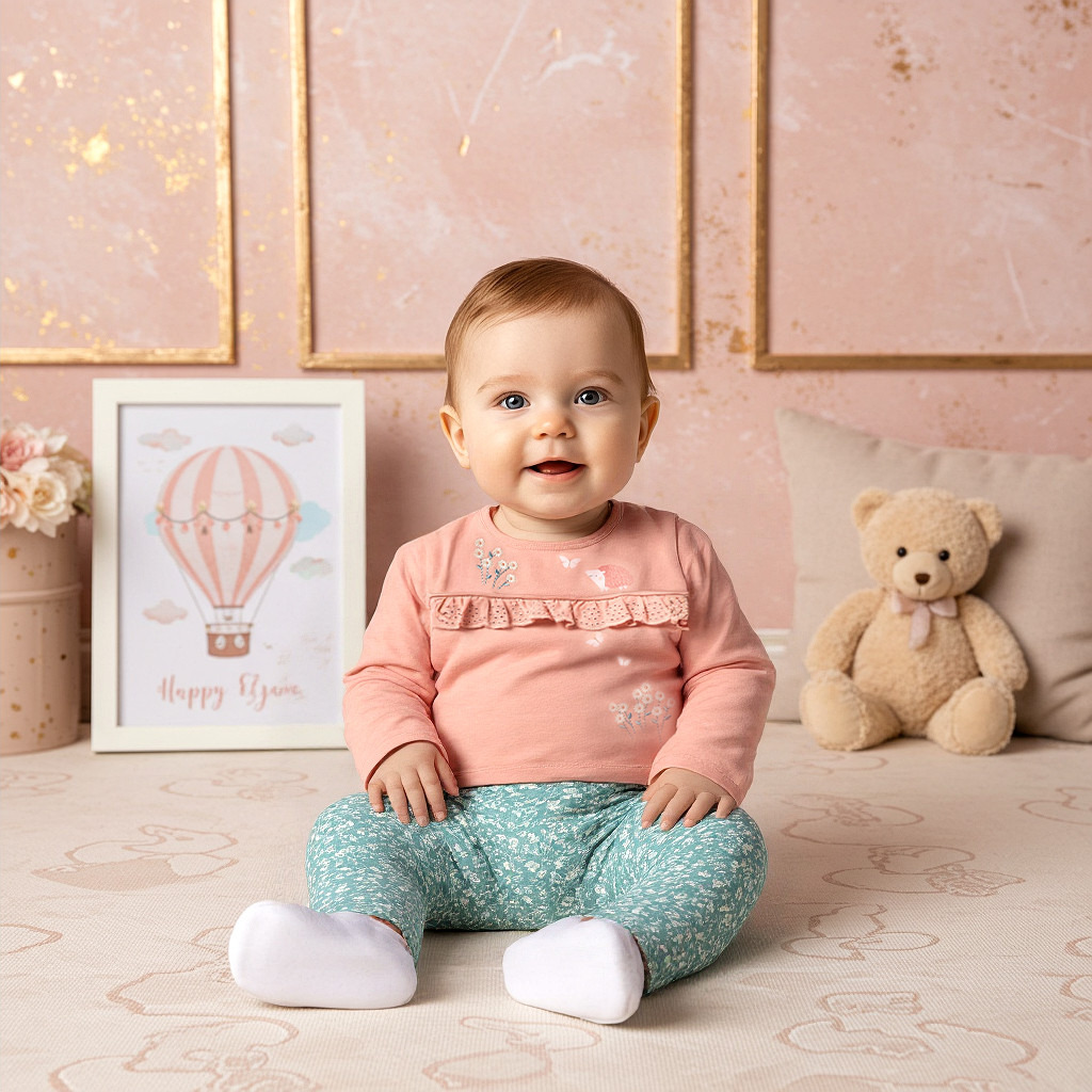 Juniors Schiffli Detail Long Sleeves T-shirt and Elasticated Pyjama Set-promo_babyshop_Buy3for99_OMN130126-image-6