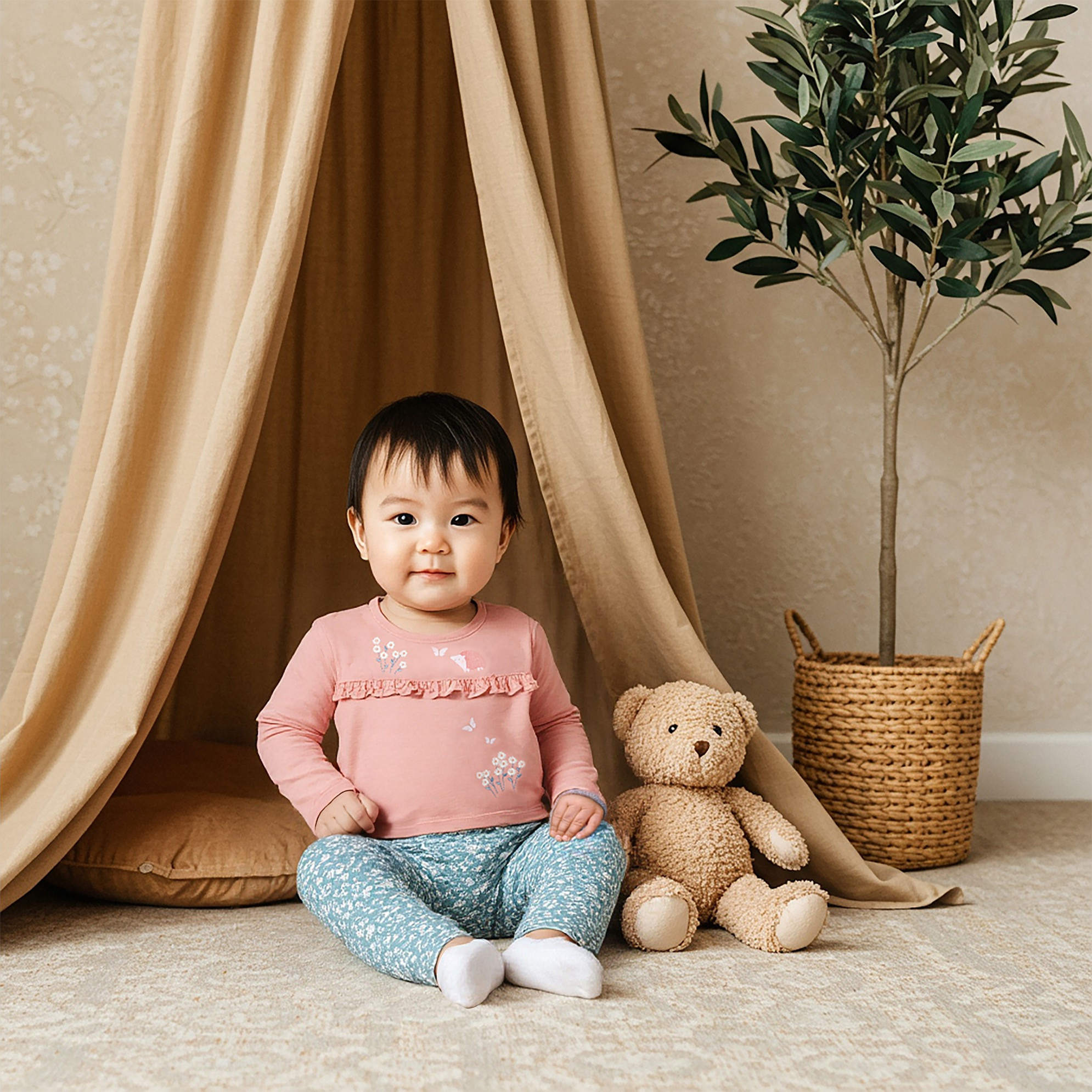Juniors Schiffli Detail Long Sleeves T-shirt and Elasticated Pyjama Set-promo_babyshop_Buy3for99_OMN130126-image-7