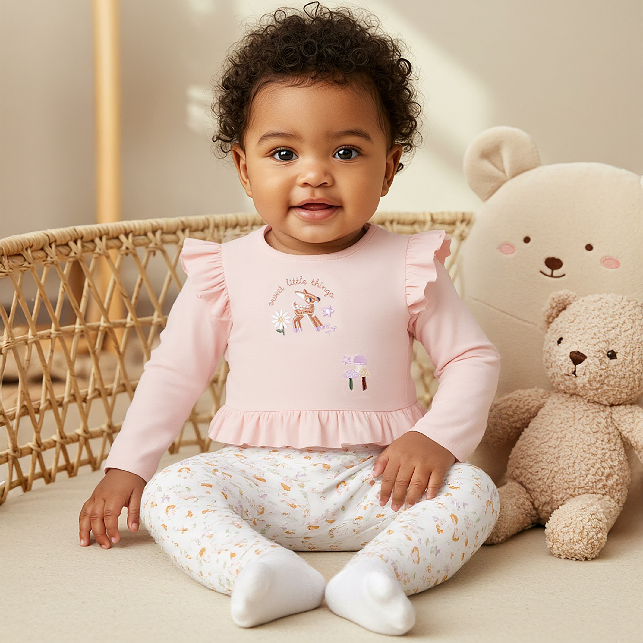 طقم تيشيرت بأكمام طويلة وطبعات مع بنطلون بيجاما من جونيورز-baby-boys-clothing-nightwear-pyjamasets-image-9