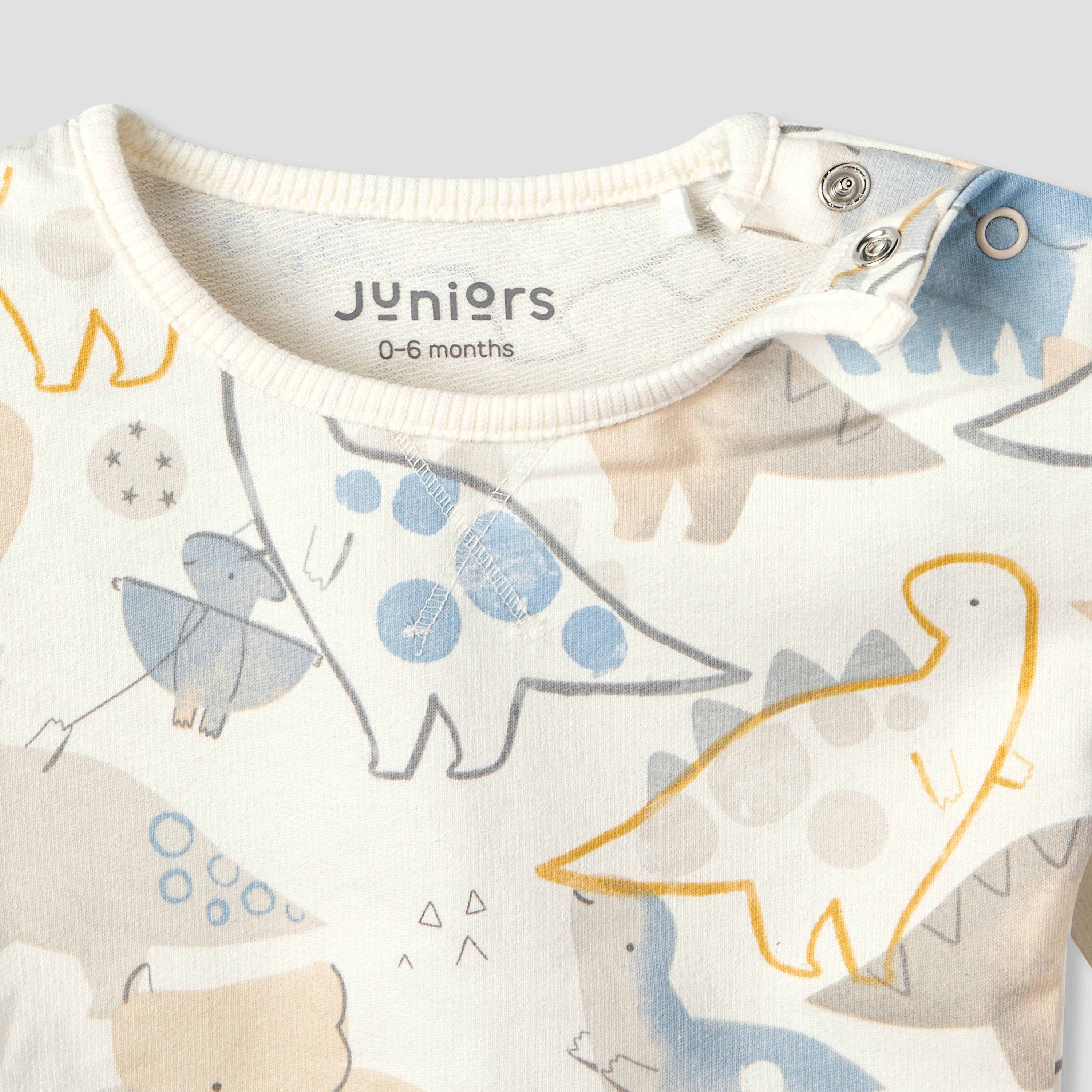 Juniors Cotton Crew Neck Long Sleeves Pyjama Set with Dinosaur Print-baby-boys-clothing-nightwear-pyjamasets-image-7
