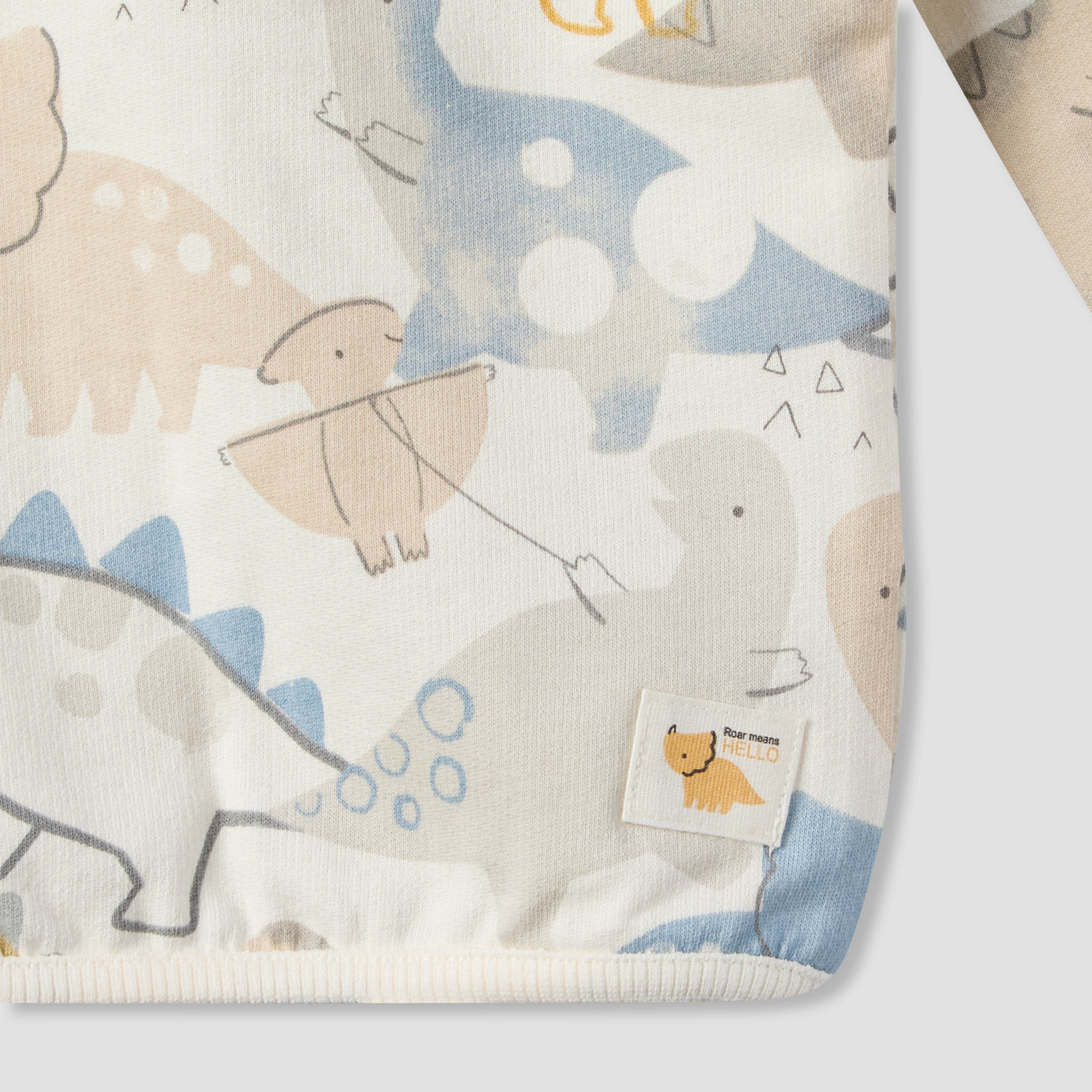 Juniors Cotton Crew Neck Long Sleeves Pyjama Set with Dinosaur Print-baby-boys-clothing-nightwear-pyjamasets-image-8