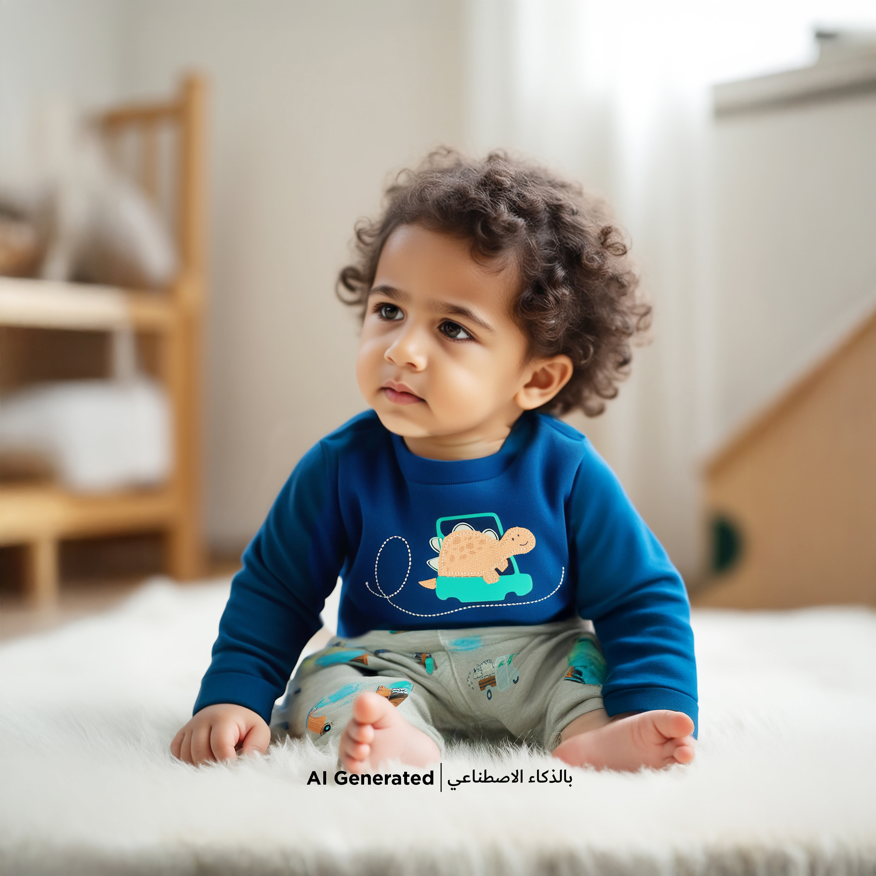 طقم بيجاما وتيشيرت بطبعات حيوانات من جونيورز-baby-boys-clothing-nightwear-pyjamasets-image-1
