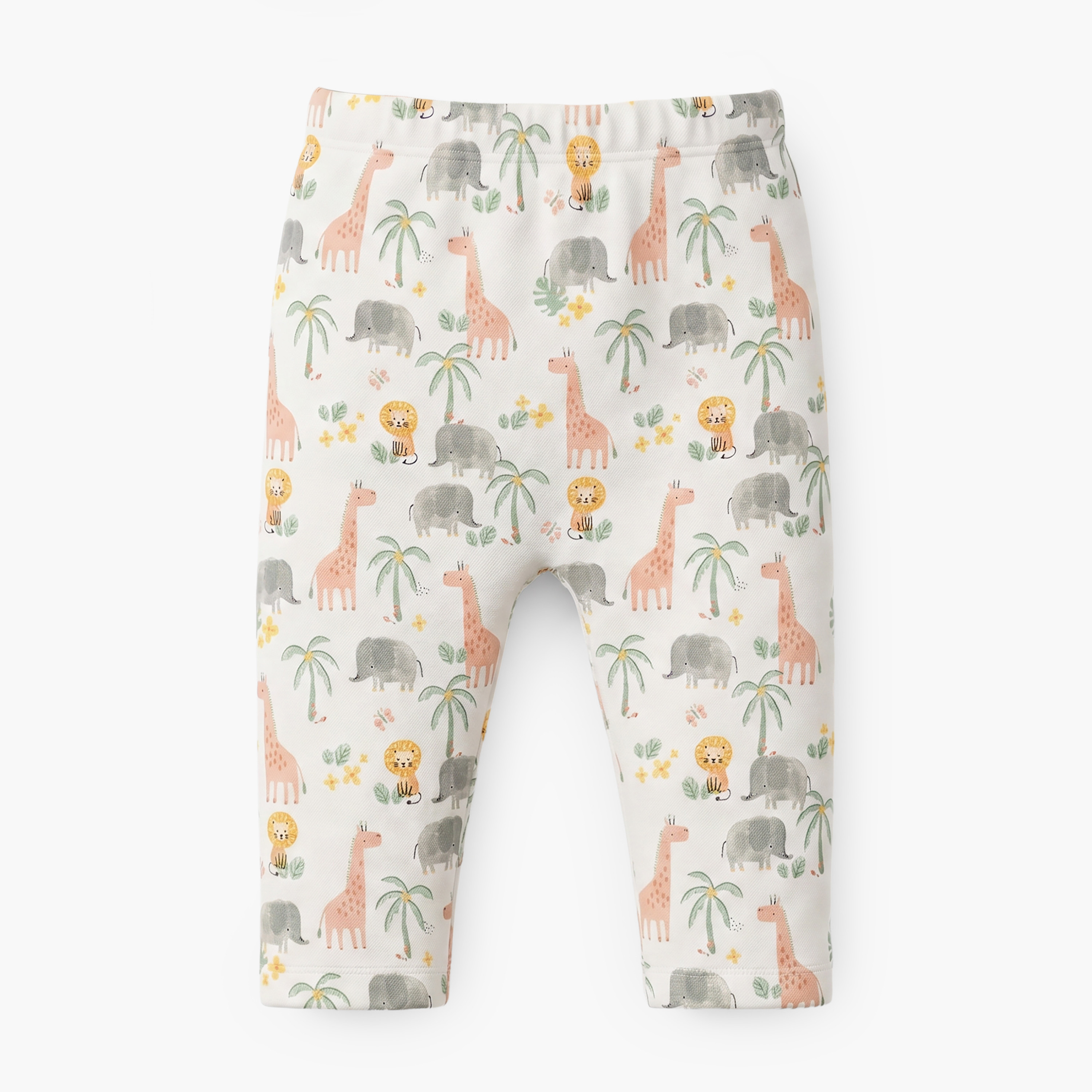 Juniors Cotton Crew Neck Long Sleeves Pyjama Set with Safari Print-baby-girls-clothing-nightwear-pyjamasets-image-5
