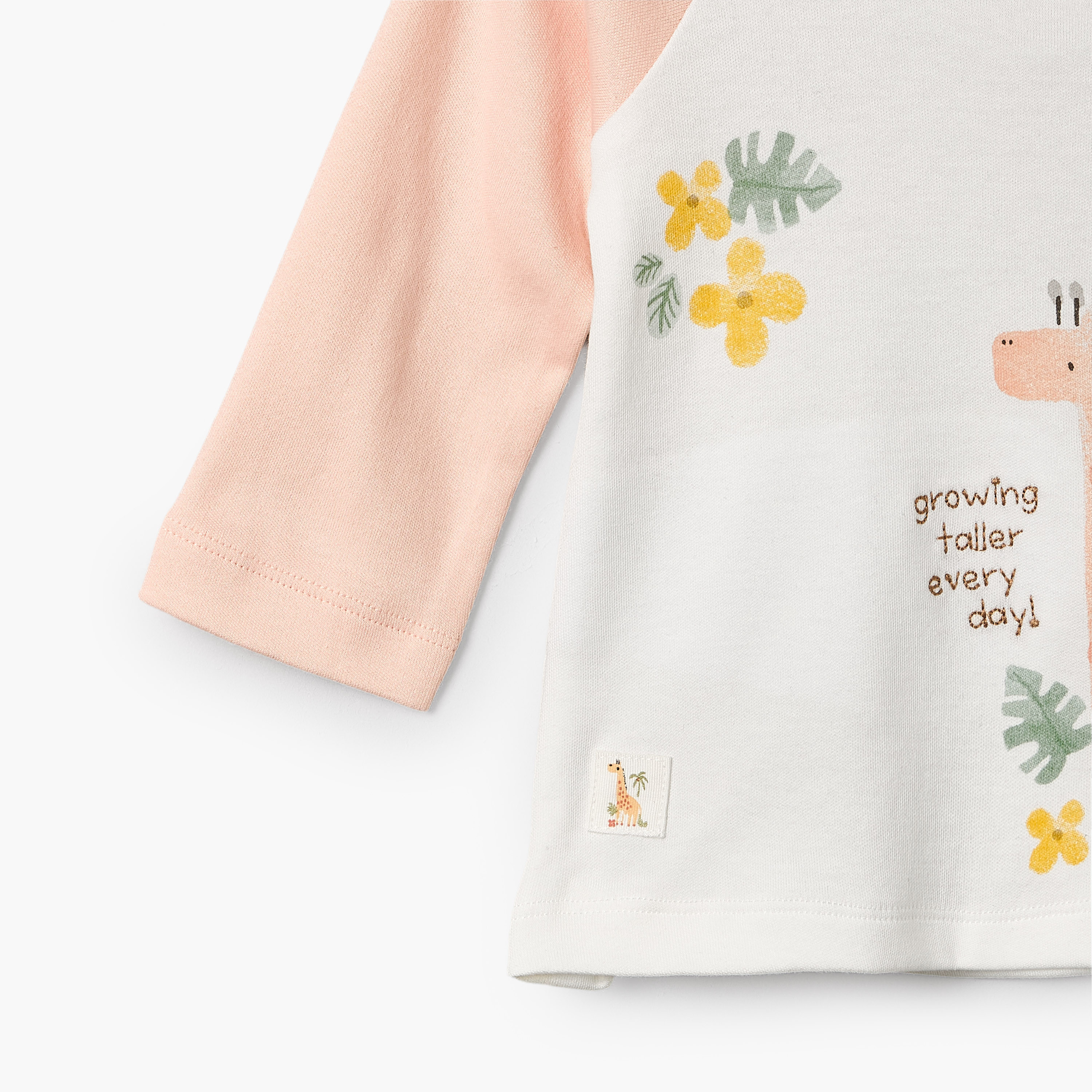 Juniors Cotton Crew Neck Long Sleeves Pyjama Set with Safari Print-baby-girls-clothing-nightwear-pyjamasets-image-7