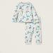 Juniors All-Over Dinosaur Print T-shirt and Elasticated Pyjama Set-Pyjama Sets-thumbnail-0