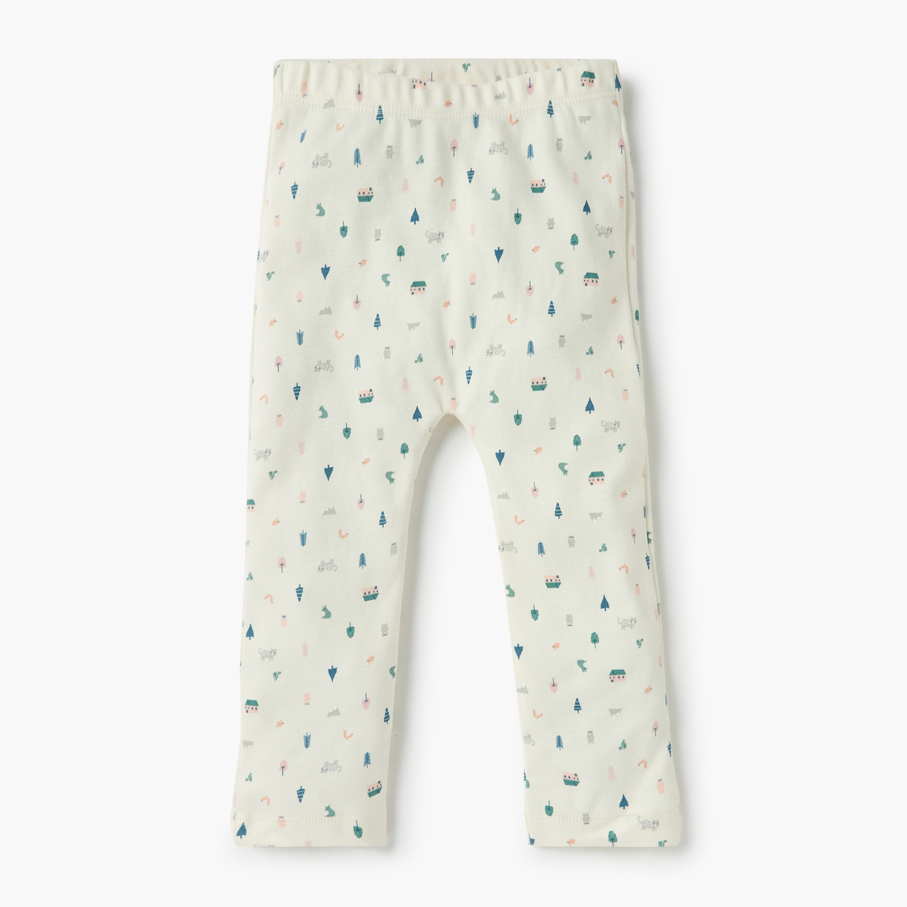 Juniors Printed Ruffle Detail T-shirt and Pyjama Set-baby-girls-clothing-nightwear-pyjamasets-image-3