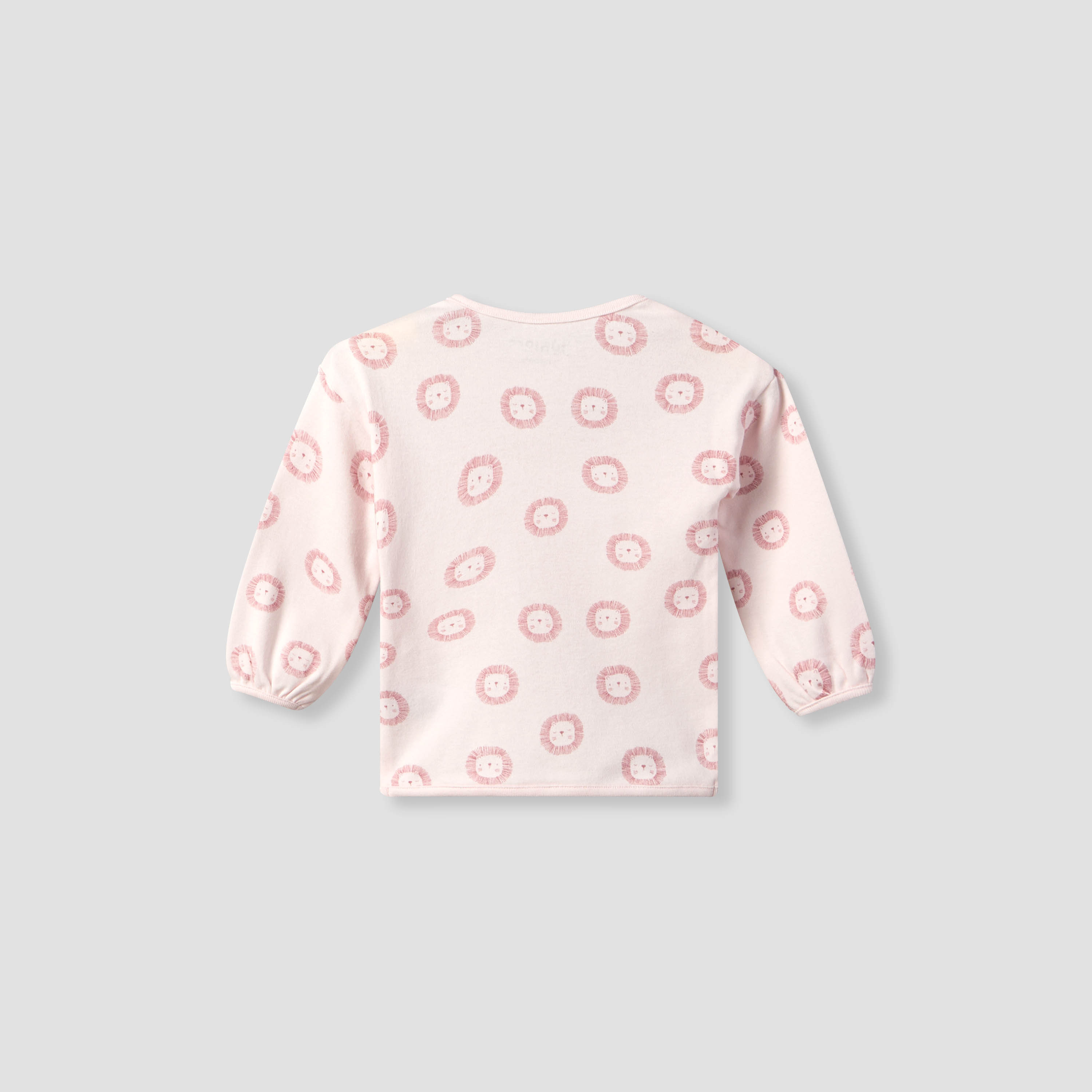 Juniors Cotton Crew Neck Long Sleeves Pyjama Set with Lion Print-baby-girls-clothing-nightwear-pyjamasets-image-5