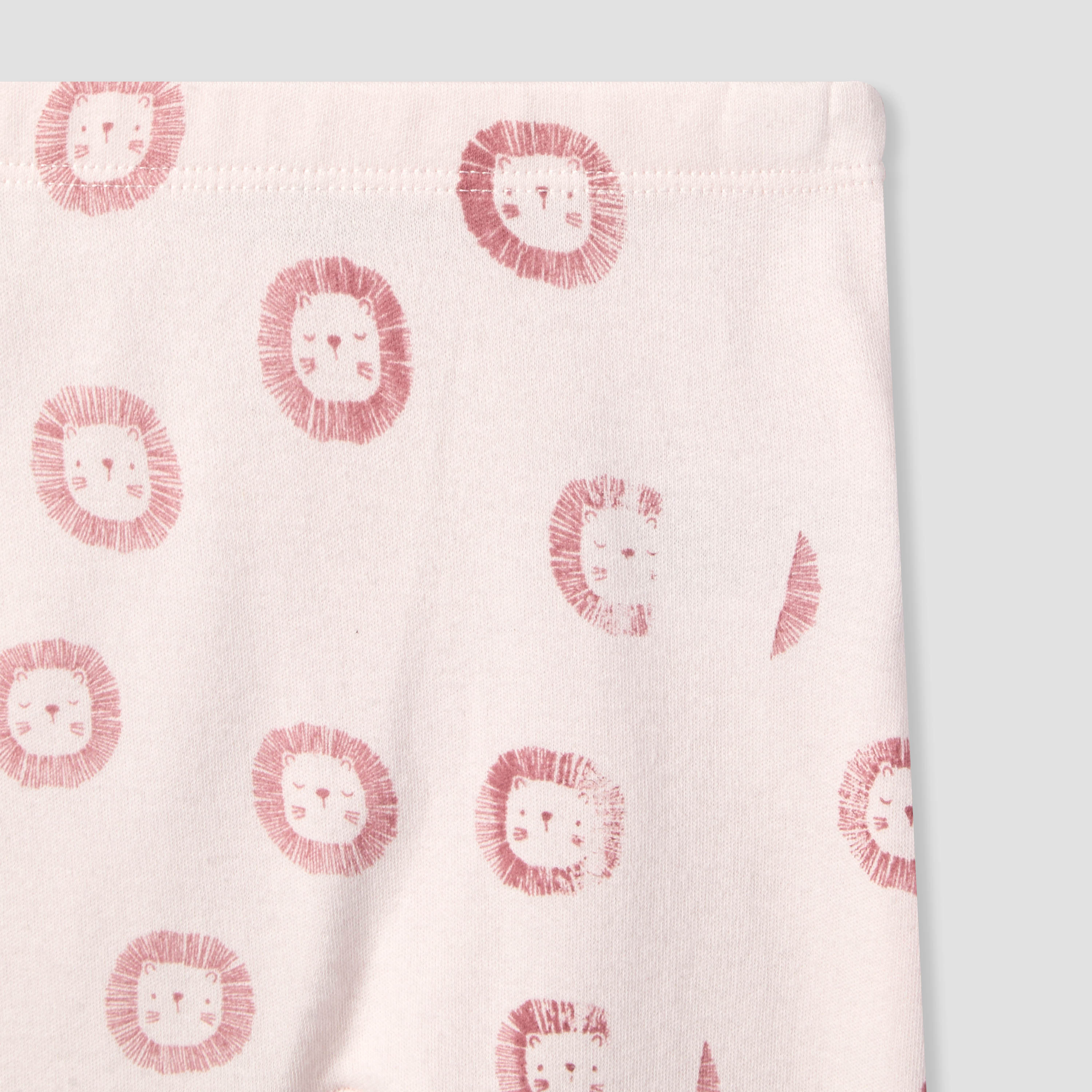 Juniors Cotton Crew Neck Long Sleeves Pyjama Set with Lion Print-baby-girls-clothing-nightwear-pyjamasets-image-9