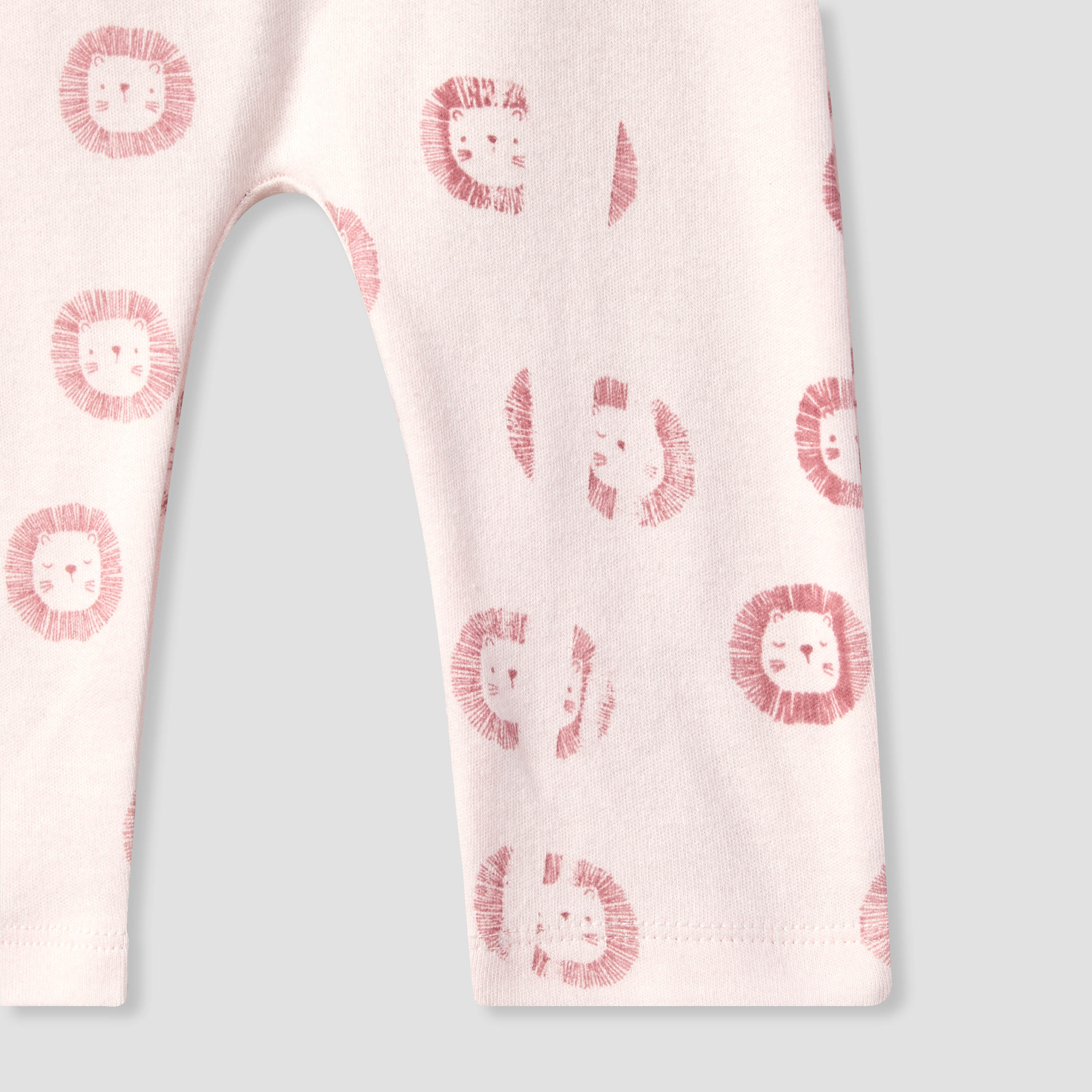 Juniors Cotton Crew Neck Long Sleeves Pyjama Set with Lion Print-baby-girls-clothing-nightwear-pyjamasets-image-10