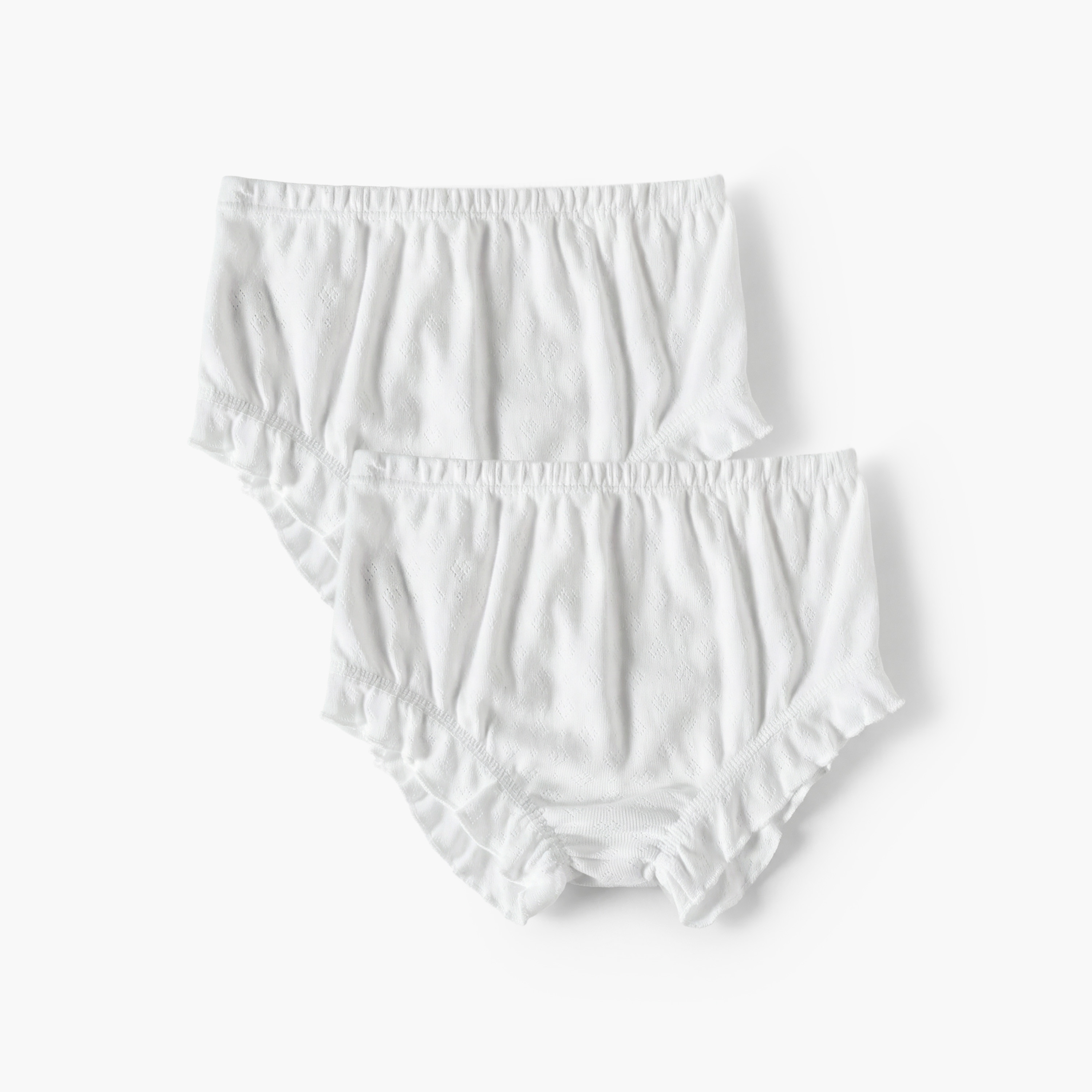 Pack of 2 Juniors Cotton Bloomers with Heart Textured Design-baby-girls-clothing-innerwear-image-1
