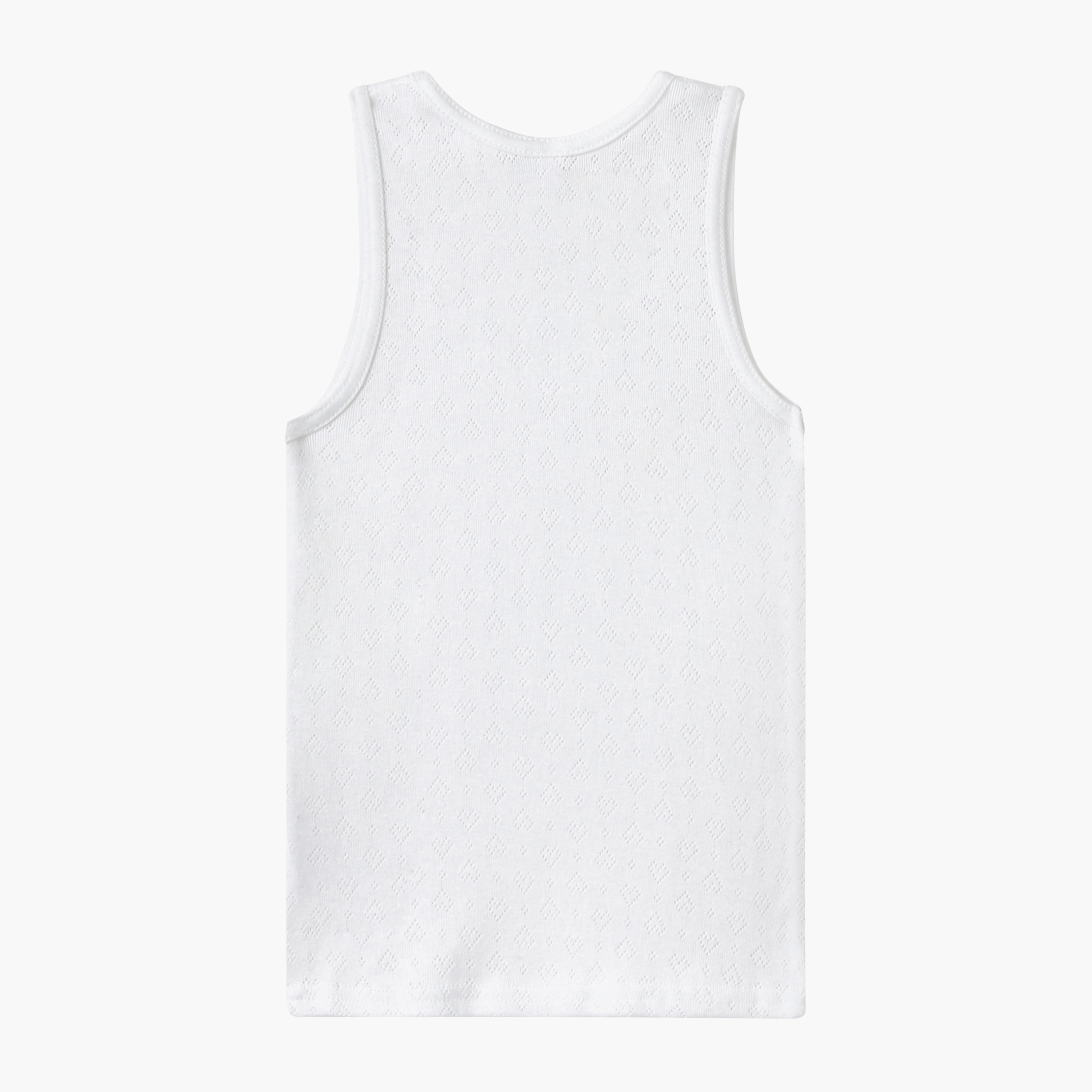 Juniors Eyelet Detail Vest-baby-girls-clothing-innerwear-image-4