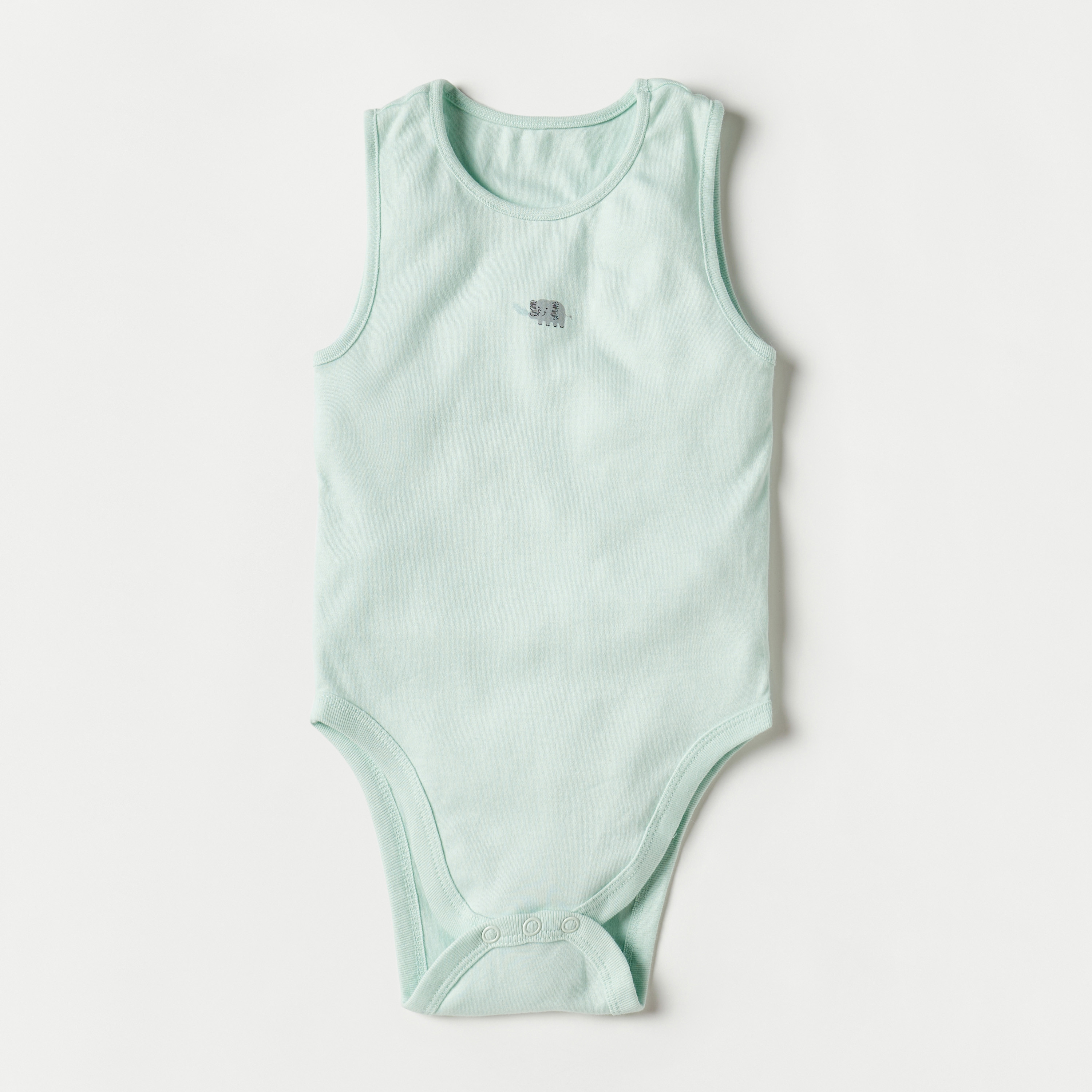 Juniors Printed Sleeveless Cotton Bodysuit - Set of 5-baby-boys-clothing-multipacks-image-2