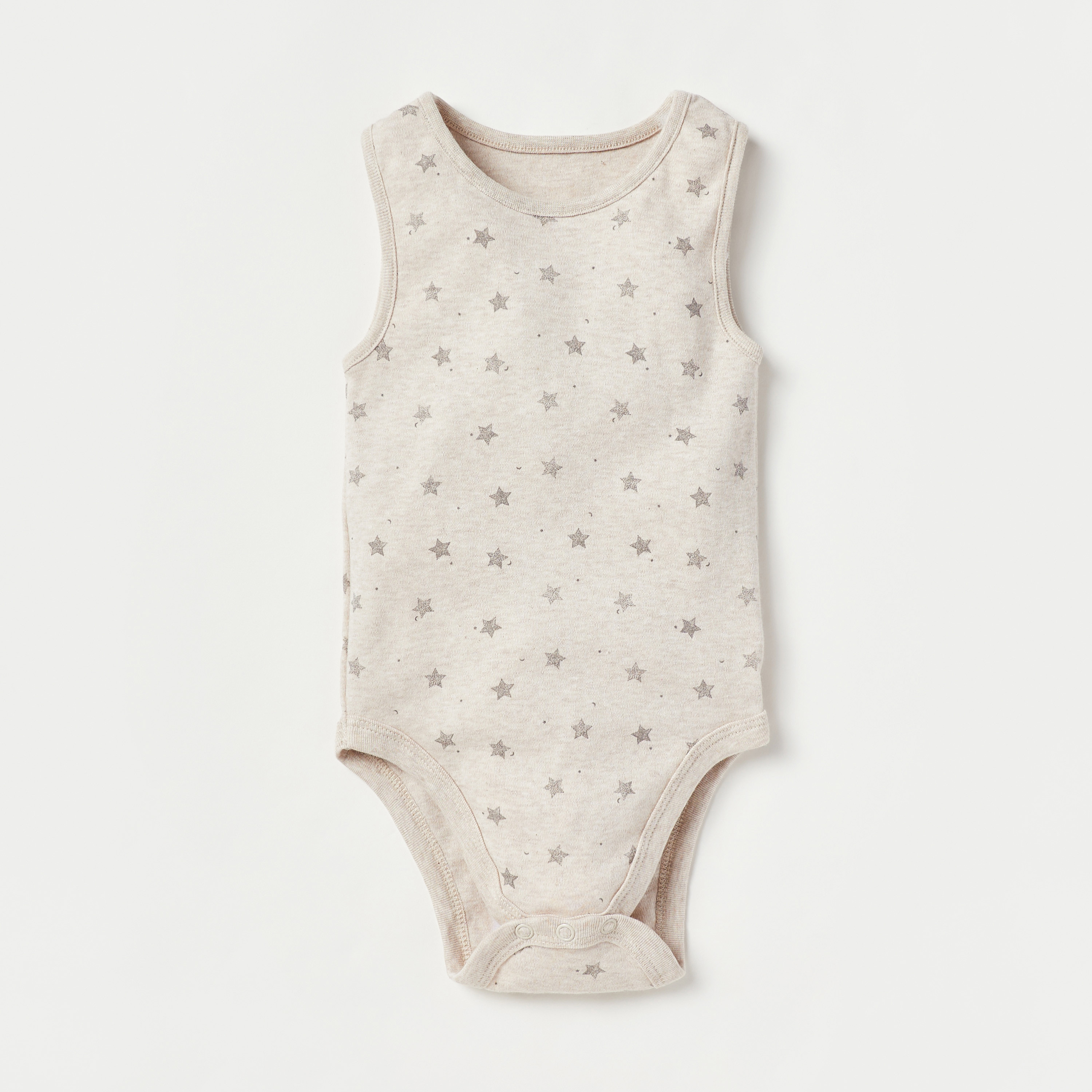 Juniors Printed Sleeveless Bodysuit - Set of 5-baby-boys-clothing-bodysuits-image-4