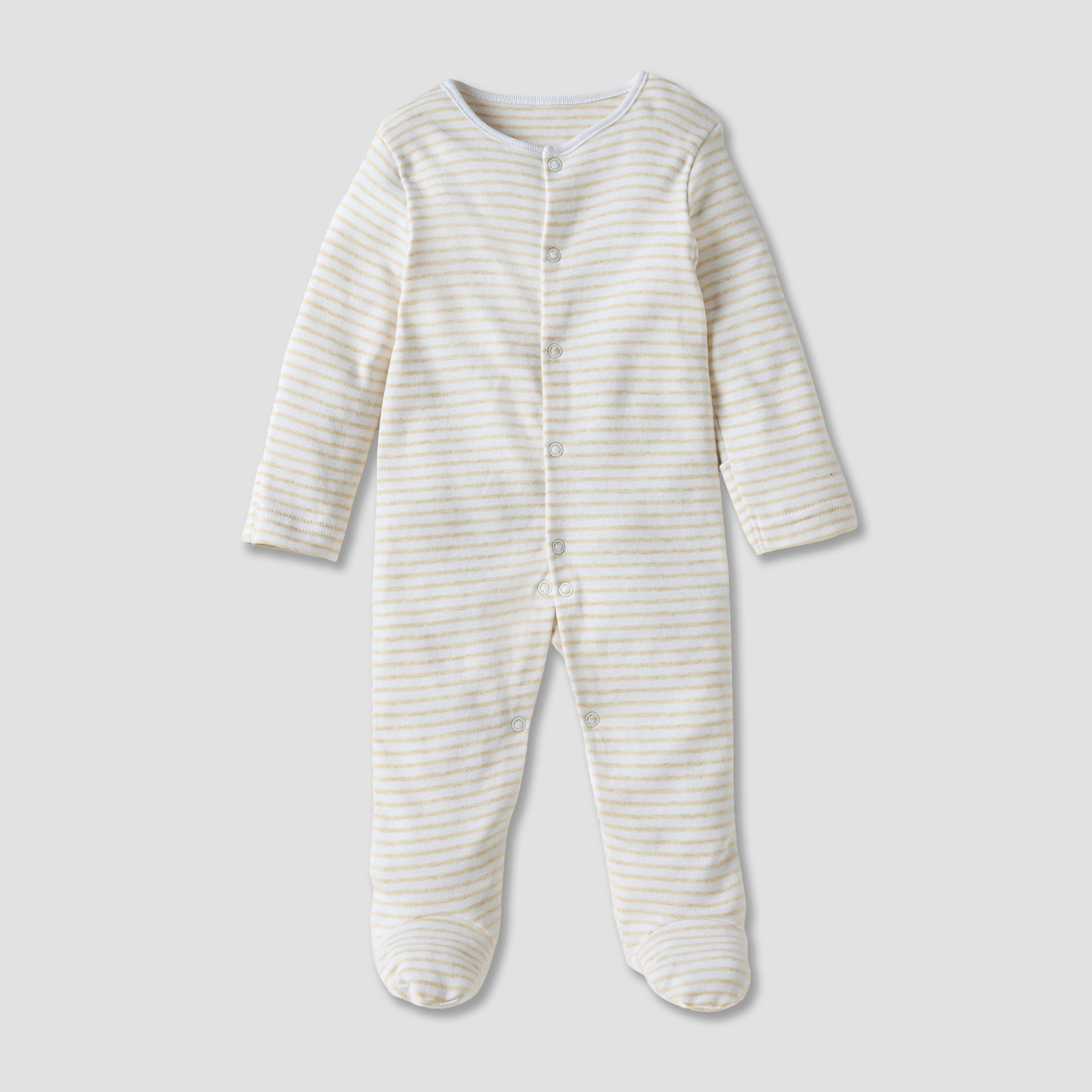 Juniors Printed Sleepsuit with Long Sleeves and Snap Button Closure - Set of 3-baby-boys-clothing-nightwear-sleepsuits-image-4