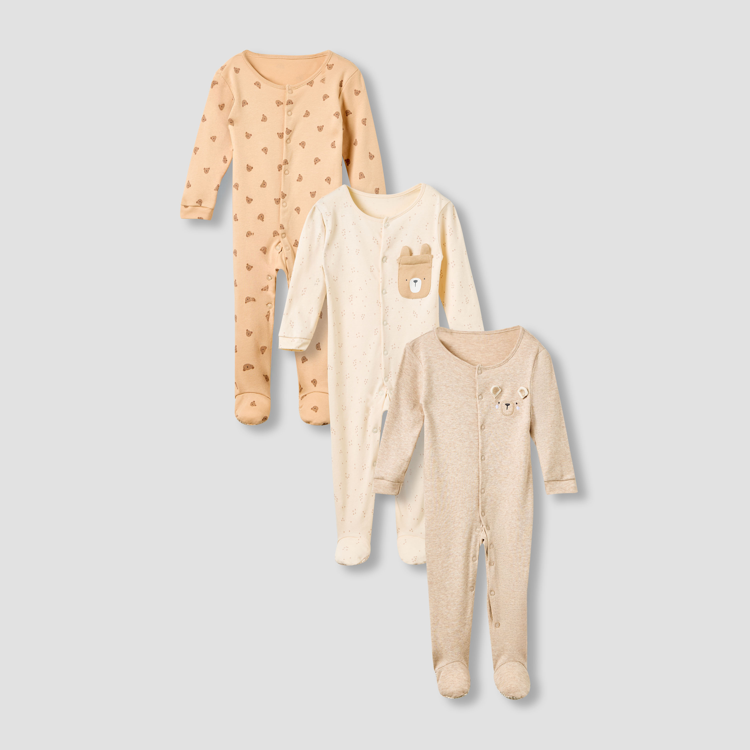 بدلة نوم بياقة ضيقة وطبعات من جونيورز - أكمام طويلة - طقم من 3-promo_babyshop_Buy2for1025_KWT130126-image-6