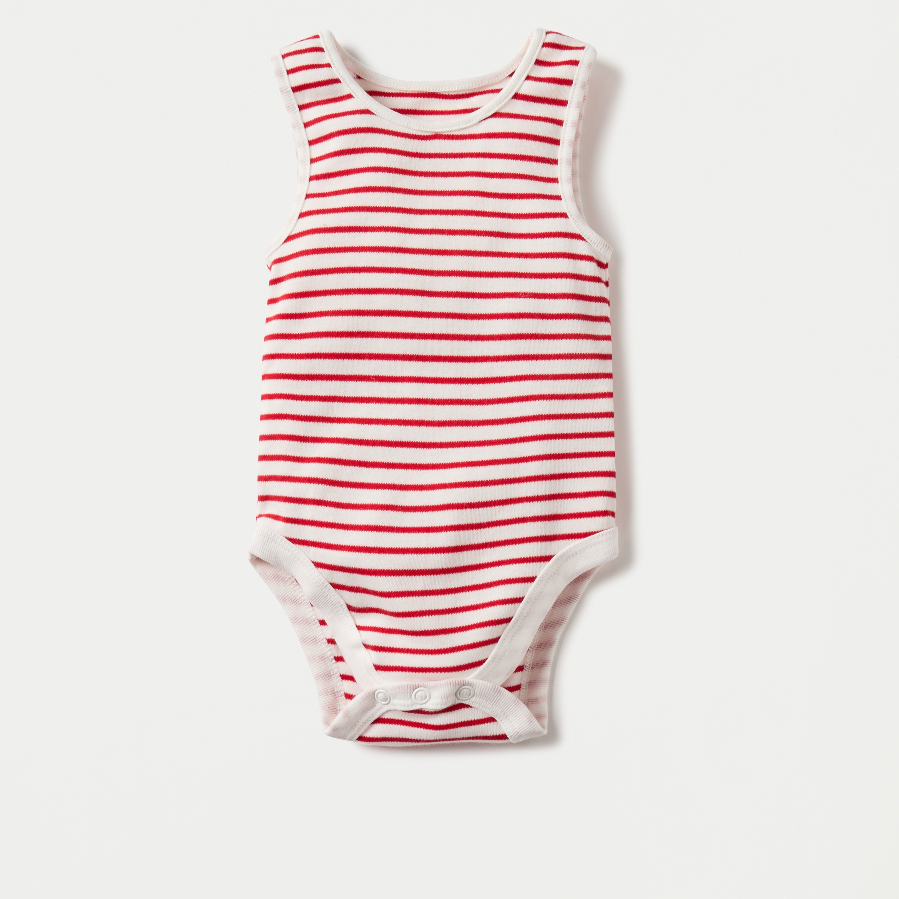 Juniors Printed Sleeveless Bodysuit with Button Closure - Set of 5-baby-girls-clothing-bodysuits-image-3