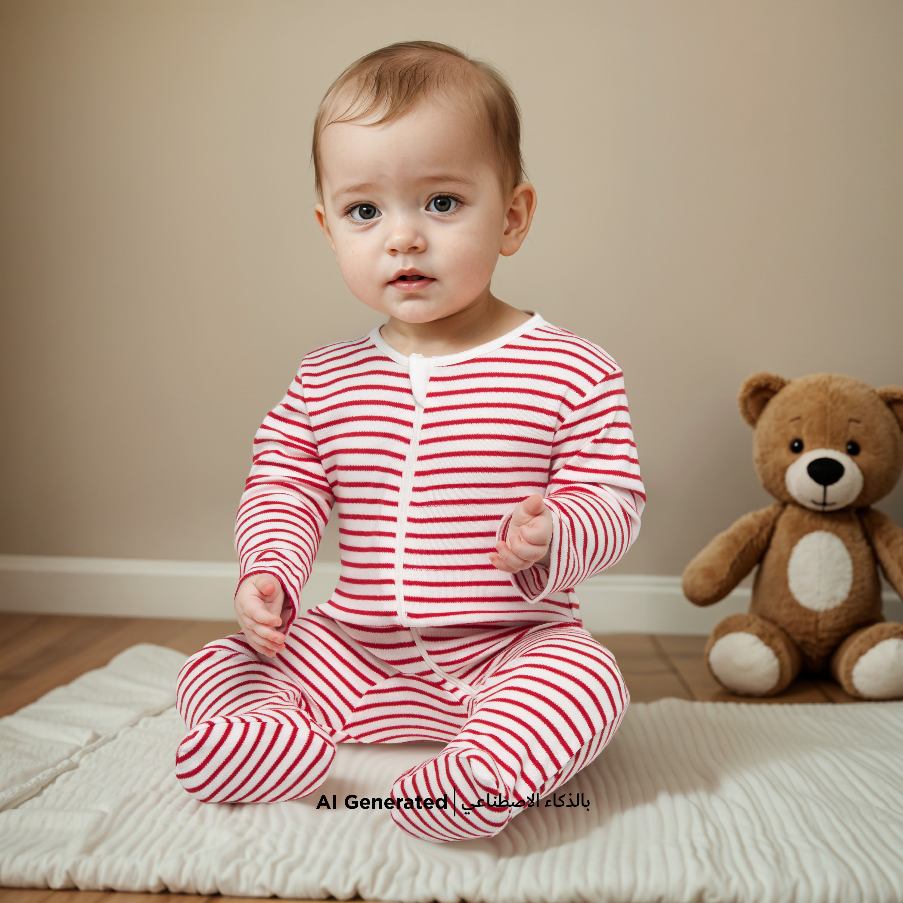Juniors Assorted Closed Feet Sleepsuit with Long Sleeves and Zip Closure - Set of 5-baby-girls-clothing-nightwear-sleepsuits-image-5