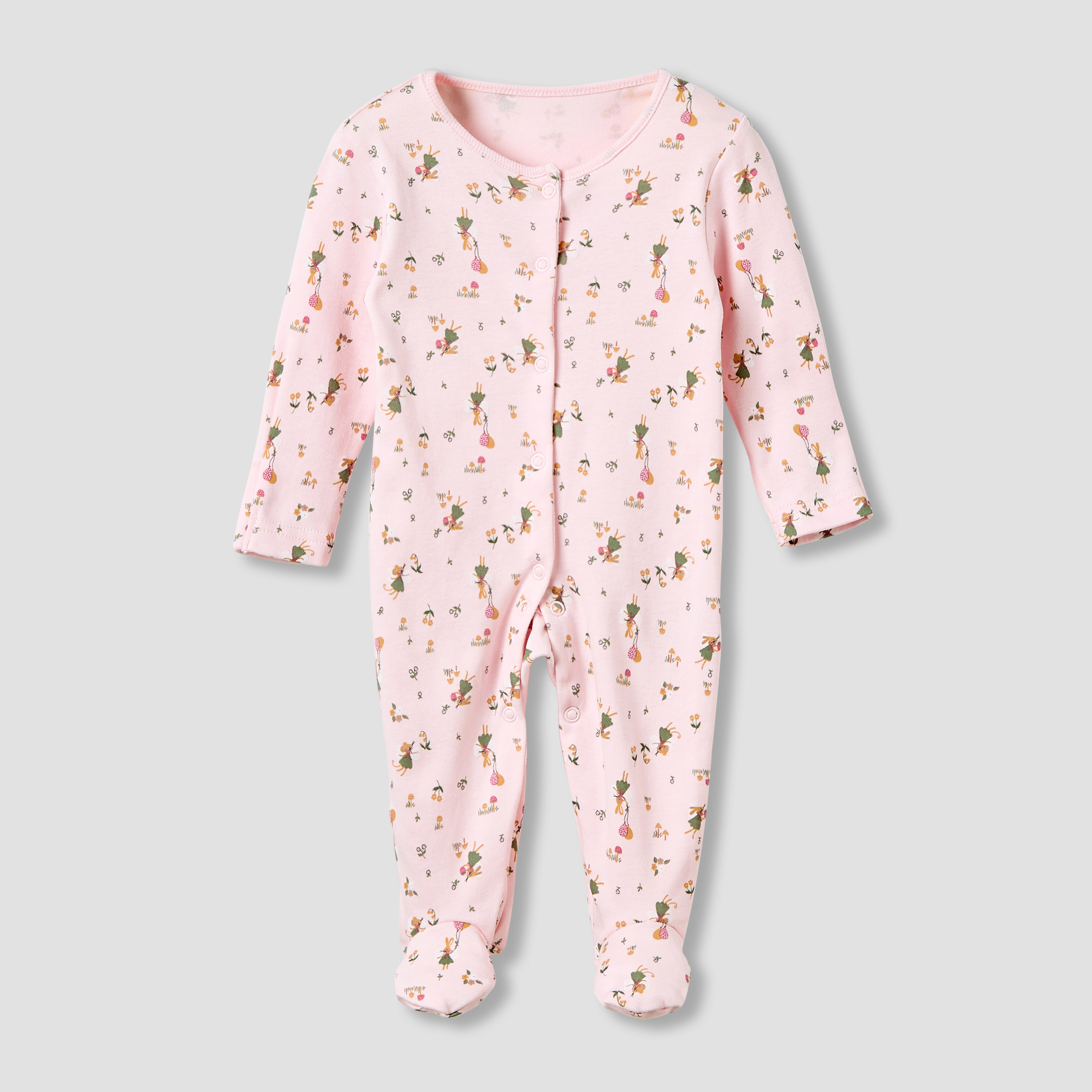 Juniors Crew Neck Sleepsuit with Print - Cotton - Long Sleeves - Set of 3-promo_babyshop_Buy2for115_QAT130126-image-2