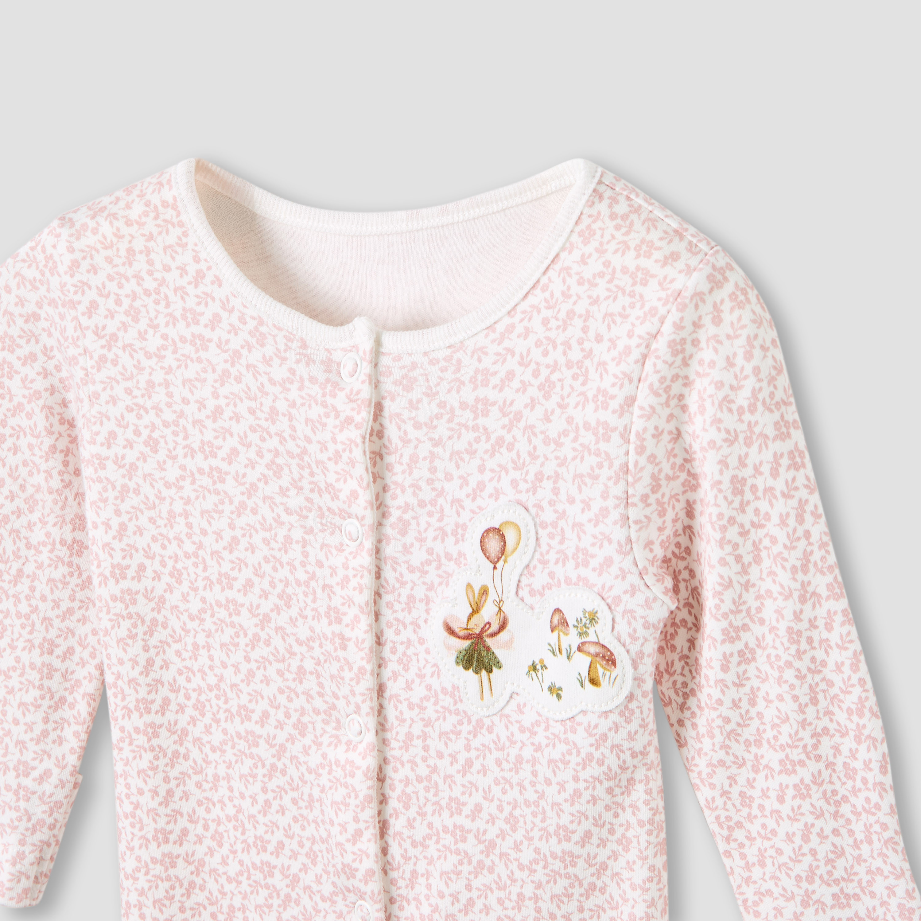 Juniors Crew Neck Sleepsuit with Print - Cotton - Long Sleeves - Set of 3-promo_babyshop_Buy2for115_QAT130126-image-5