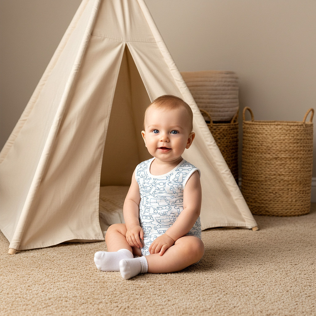 Juniors Printed Sleeveless Bodysuit - Set of 5-promo_babyshop_Buy2for115_KSA130126-image-14