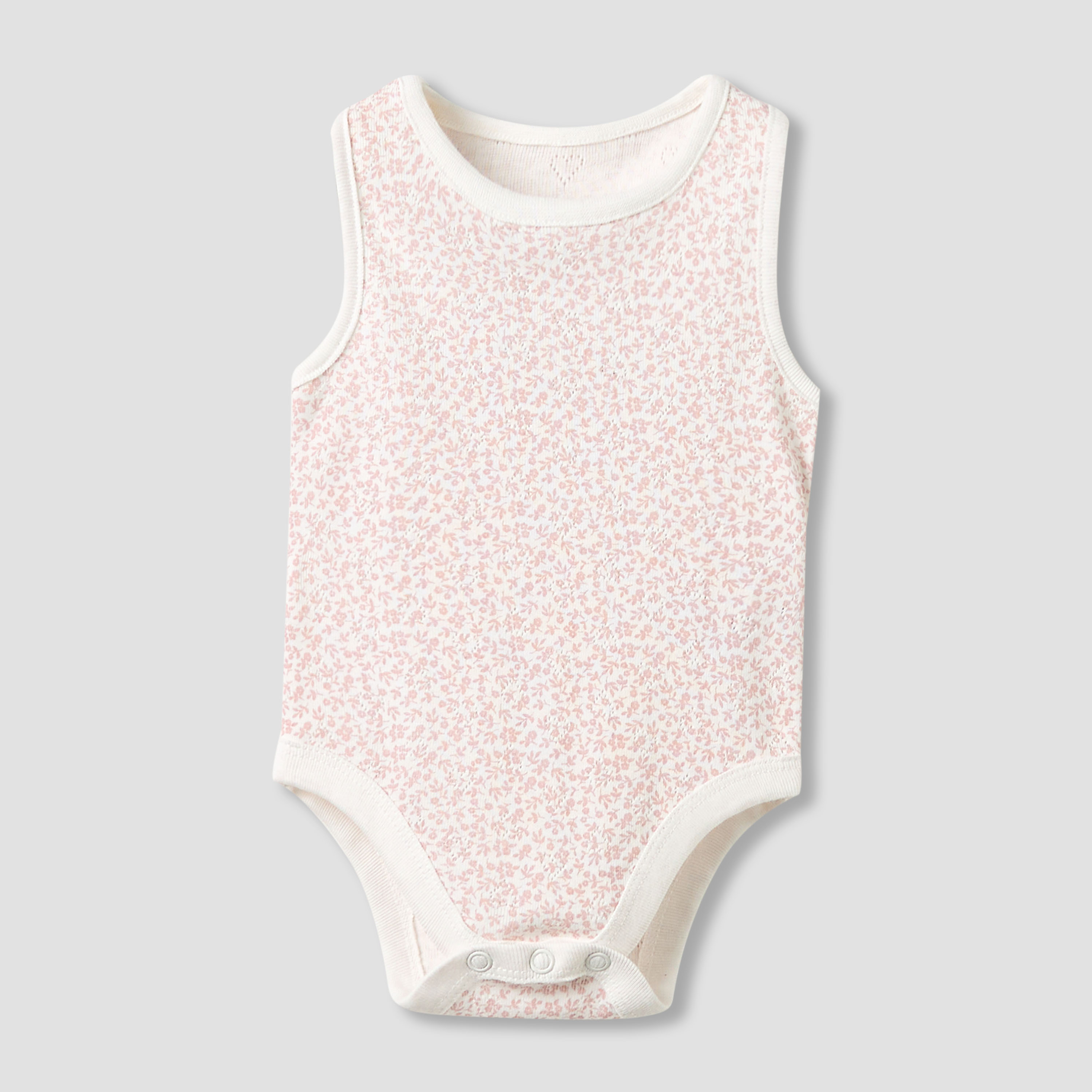 Set of 5, Juniors Cotton Crew Neck Sleeveless Bodysuit with Print-baby-girls-clothing-multipacks-image-4