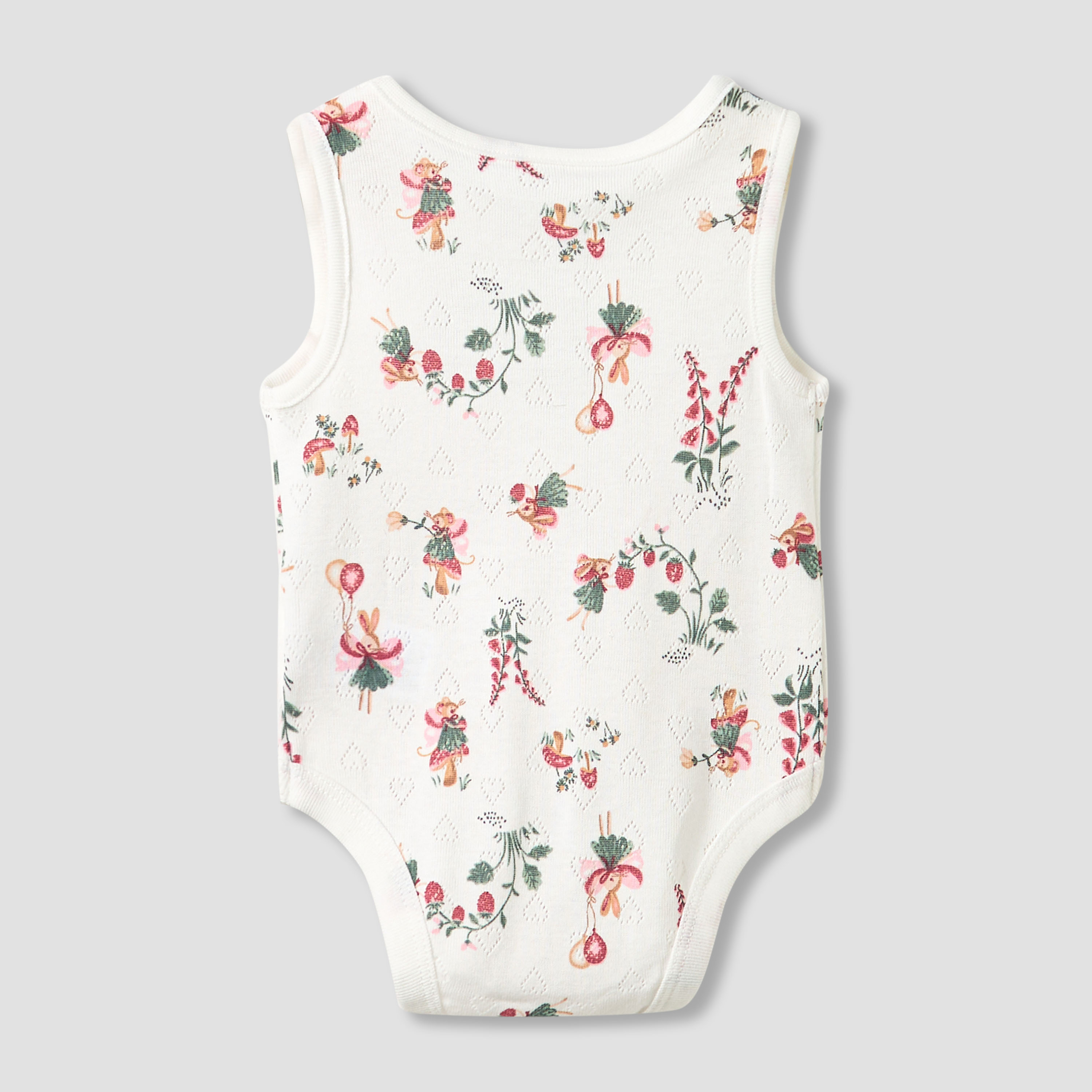 Set of 5, Juniors Cotton Crew Neck Sleeveless Bodysuit with Print-baby-girls-clothing-multipacks-image-7