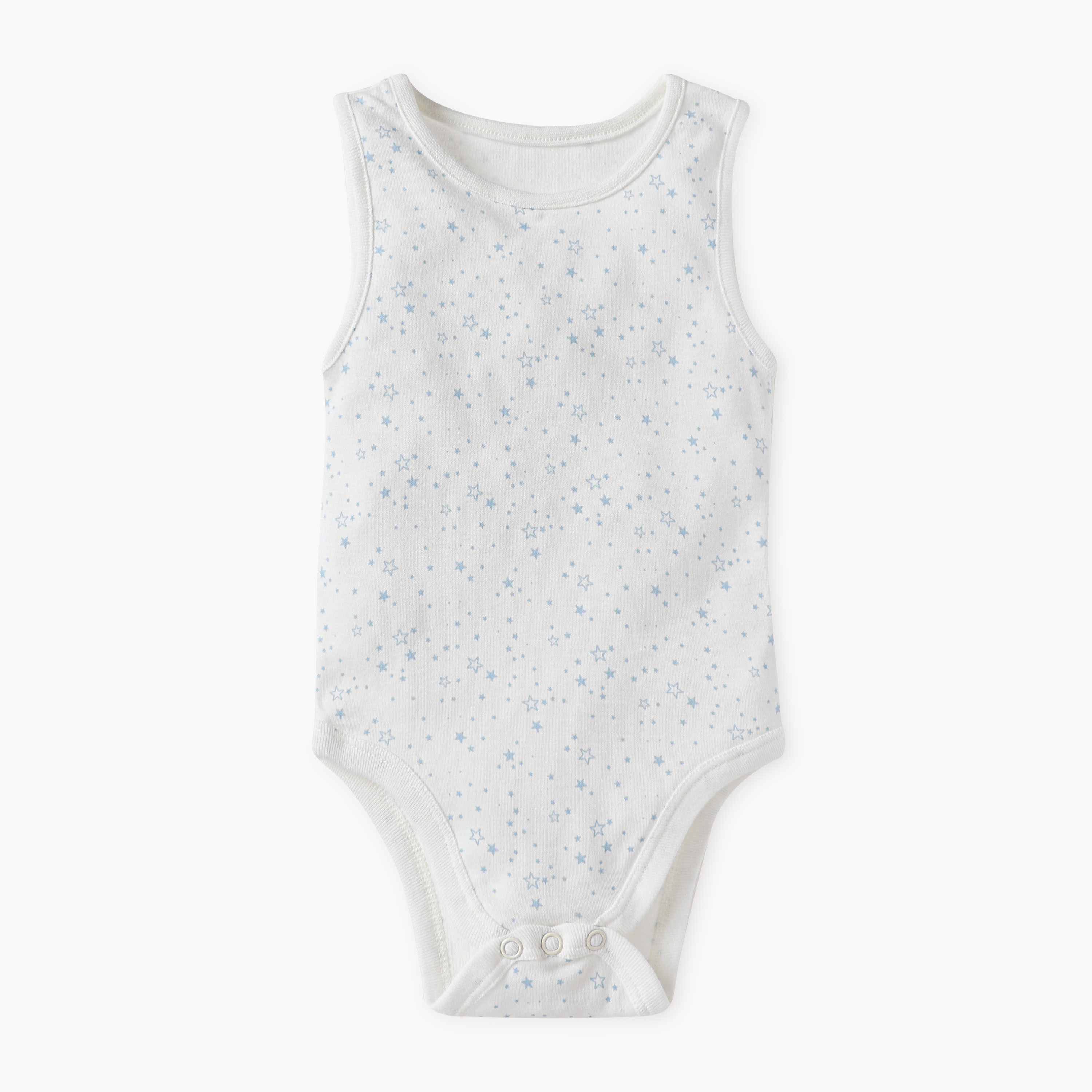 Juniors Printed Sleeveless Bodysuit - Set of 5-baby-boys-clothing-bodysuits-image-4