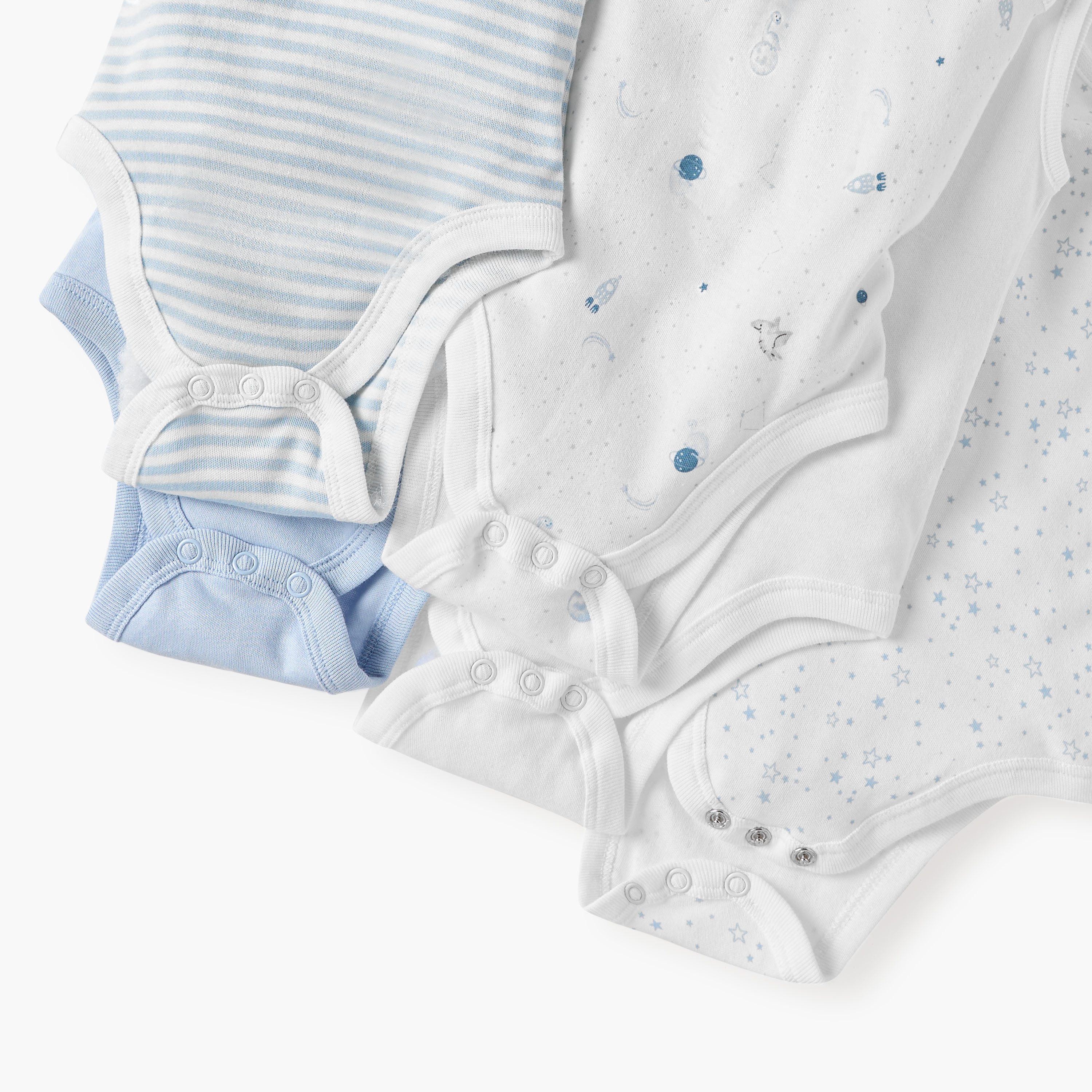 Juniors Printed Sleeveless Bodysuit - Set of 5-baby-boys-clothing-bodysuits-image-8