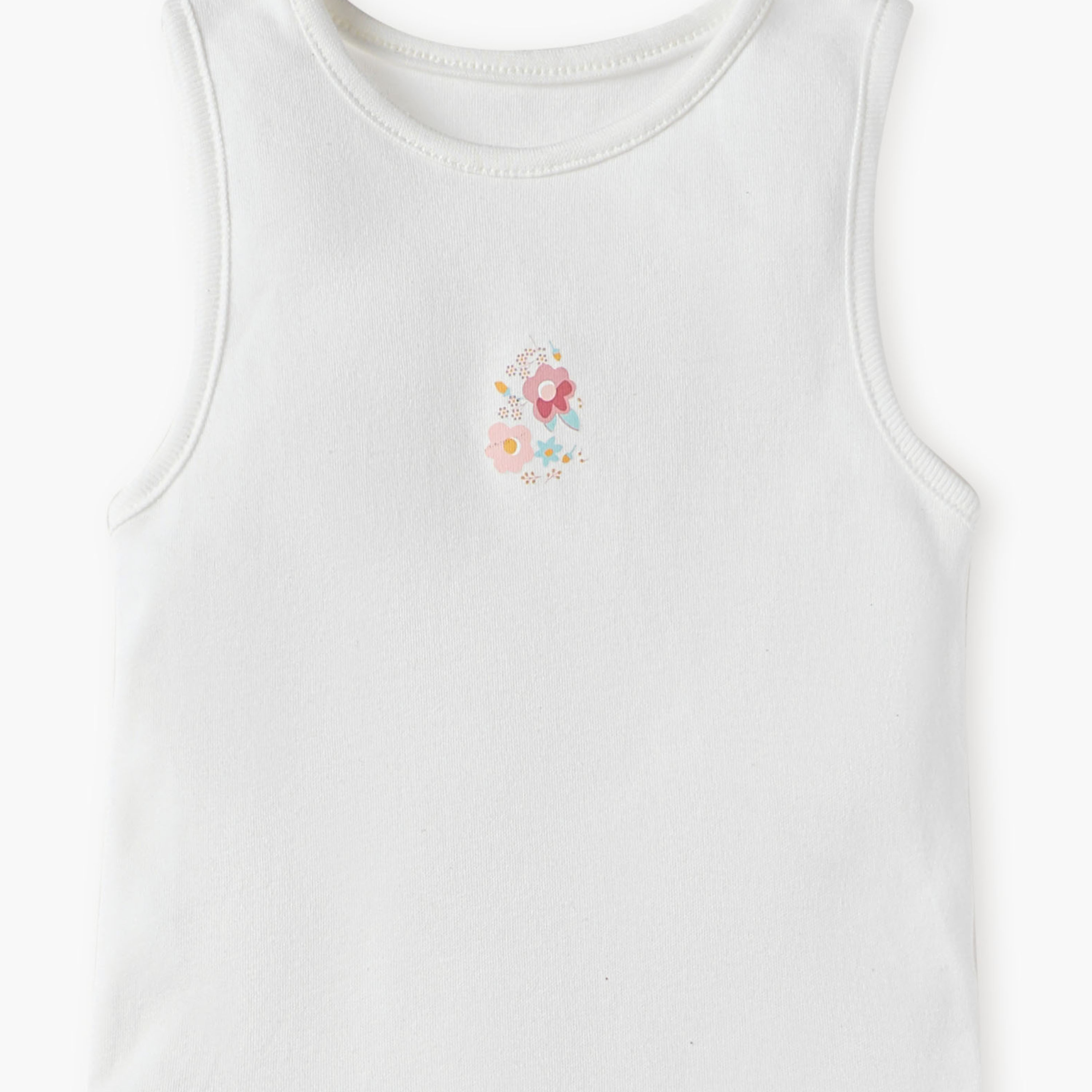 Juniors Floral Print Sleeveless Bodysuit - Set of 5-promo_babyshop_Buy2for1025_KWT130126-image-12