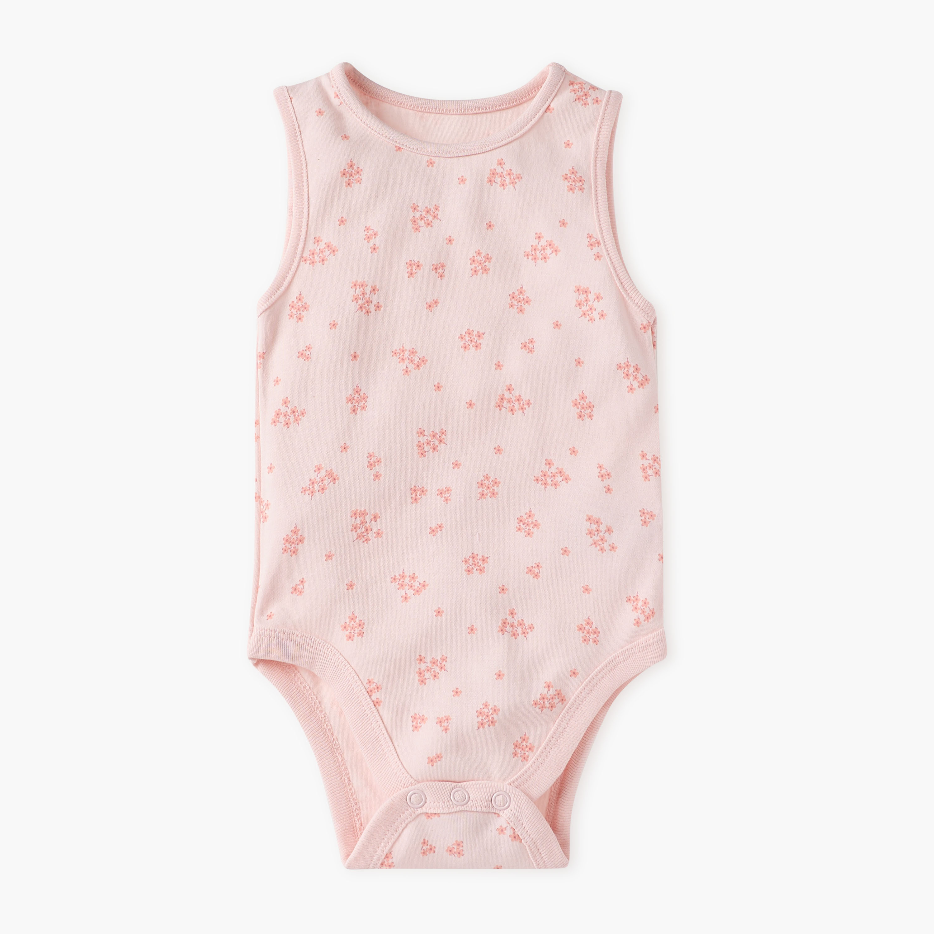 Juniors Floral Print Sleeveless Bodysuit - Set of 5-promo_babyshop_Buy2for1025_KWT130126-image-2