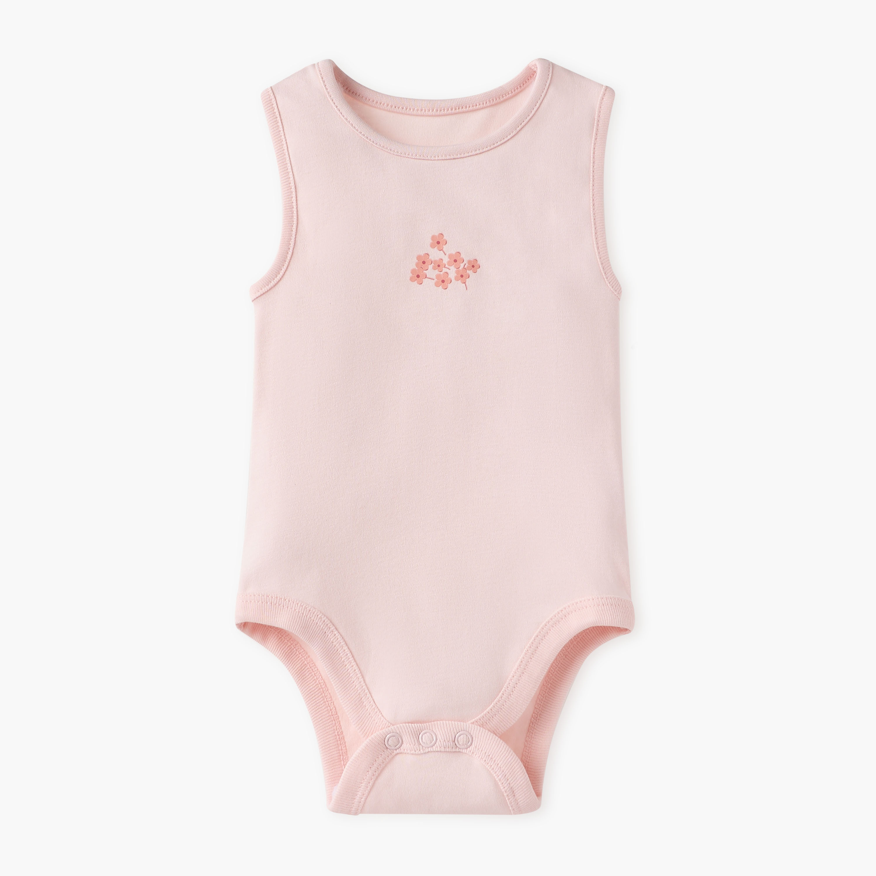 Juniors Floral Print Sleeveless Bodysuit - Set of 5-promo_babyshop_Buy2for1025_KWT130126-image-3