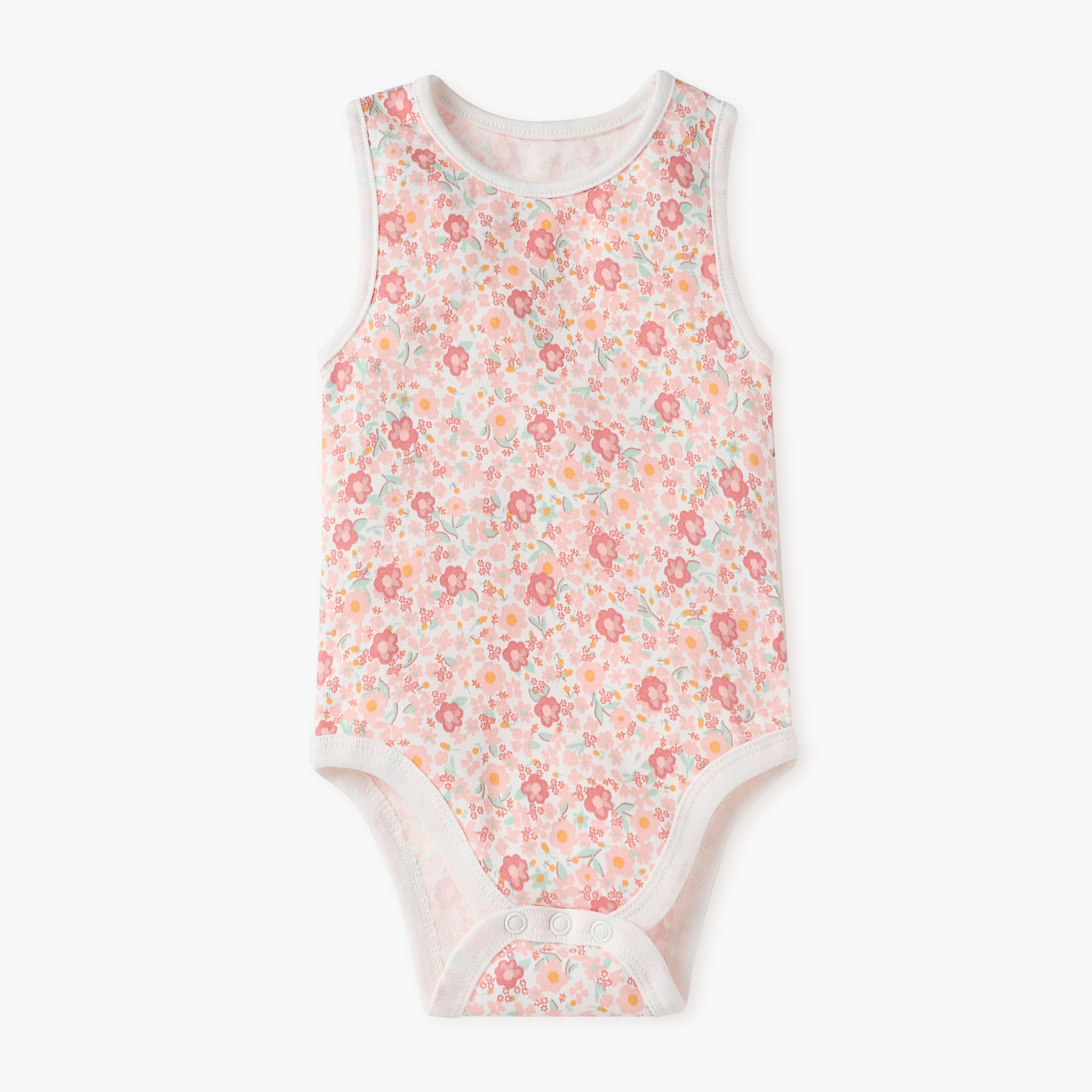 Juniors Floral Print Sleeveless Bodysuit - Set of 5-promo_babyshop_Buy2for1025_KWT130126-image-4