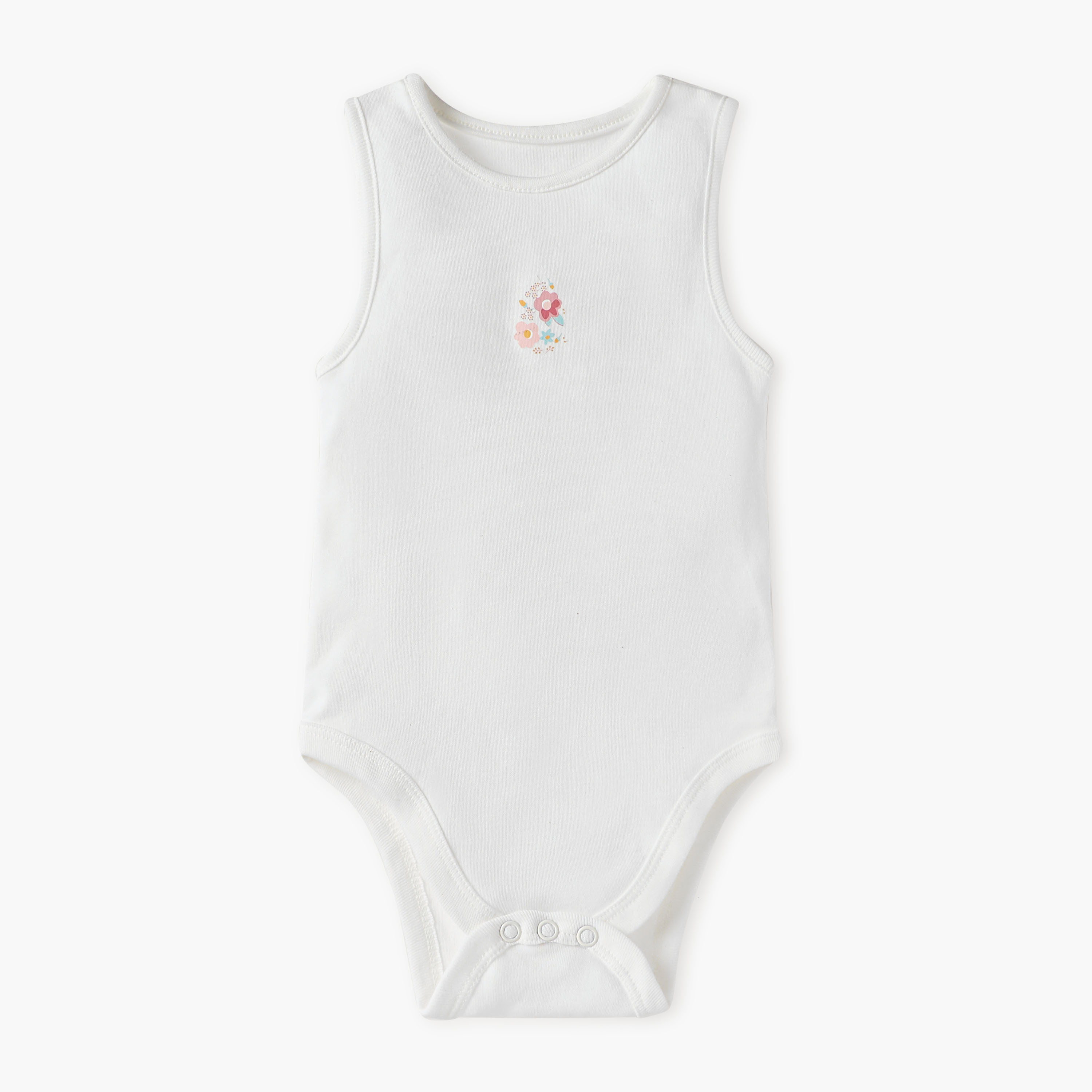 Juniors Floral Print Sleeveless Bodysuit - Set of 5-promo_babyshop_Buy2for1025_KWT130126-image-5