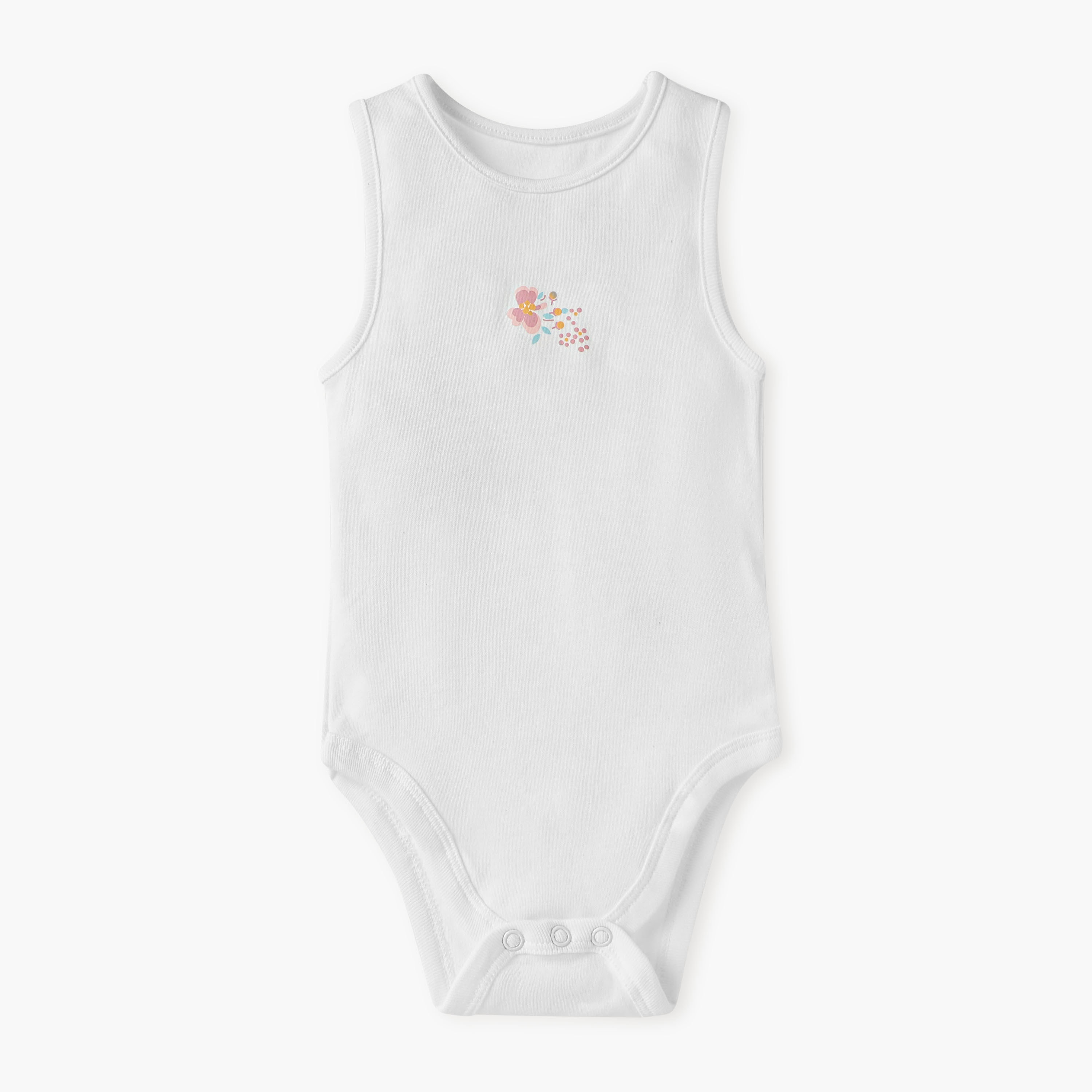 Juniors Floral Print Sleeveless Bodysuit - Set of 5-promo_babyshop_Buy2for1025_KWT130126-image-6