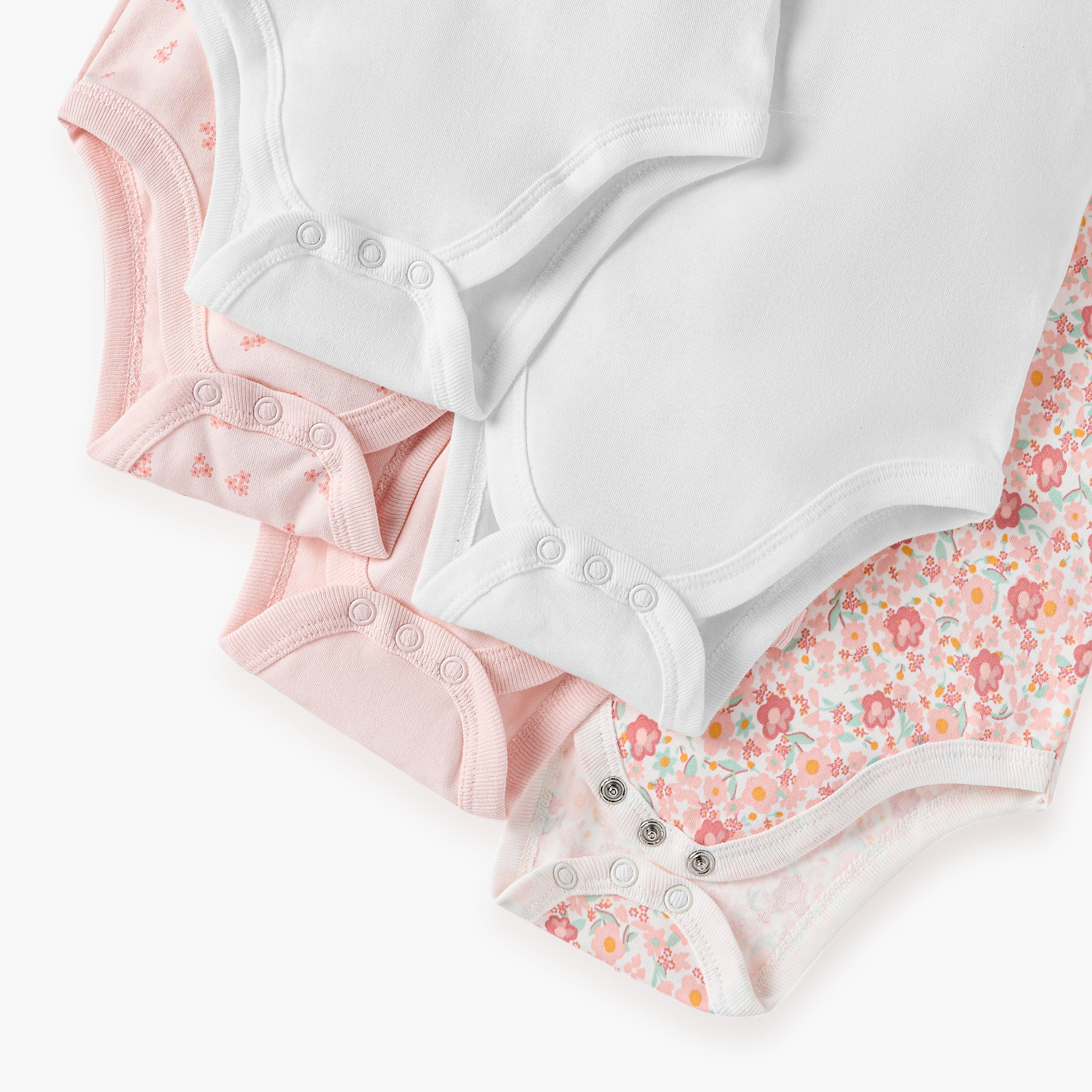 Juniors Floral Print Sleeveless Bodysuit - Set of 5-promo_babyshop_Buy2for1025_KWT130126-image-8