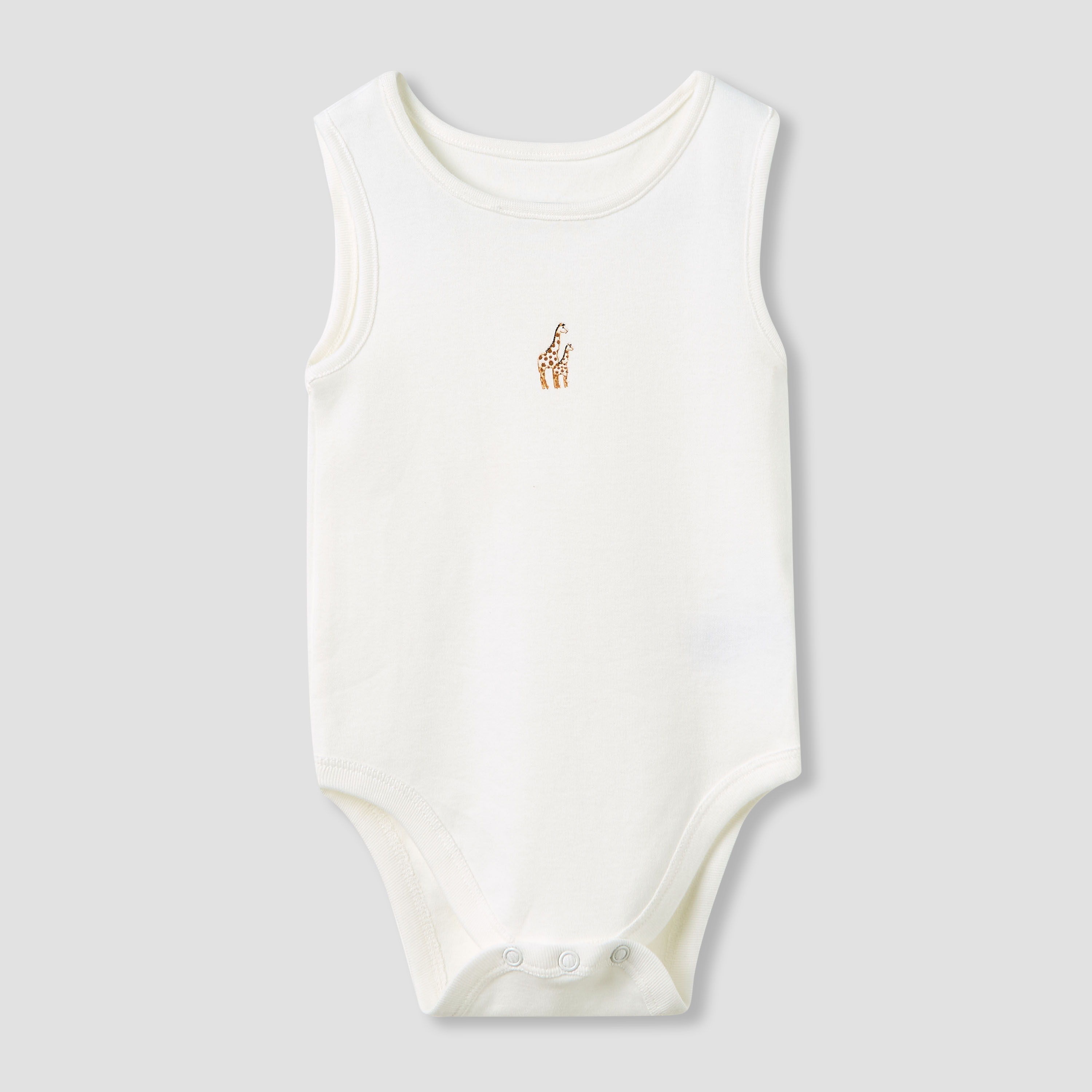 Set of 5, Juniors Crew Neck Sleeveless Bodysuit with Print-baby-boys-clothing-bodysuits-image-3