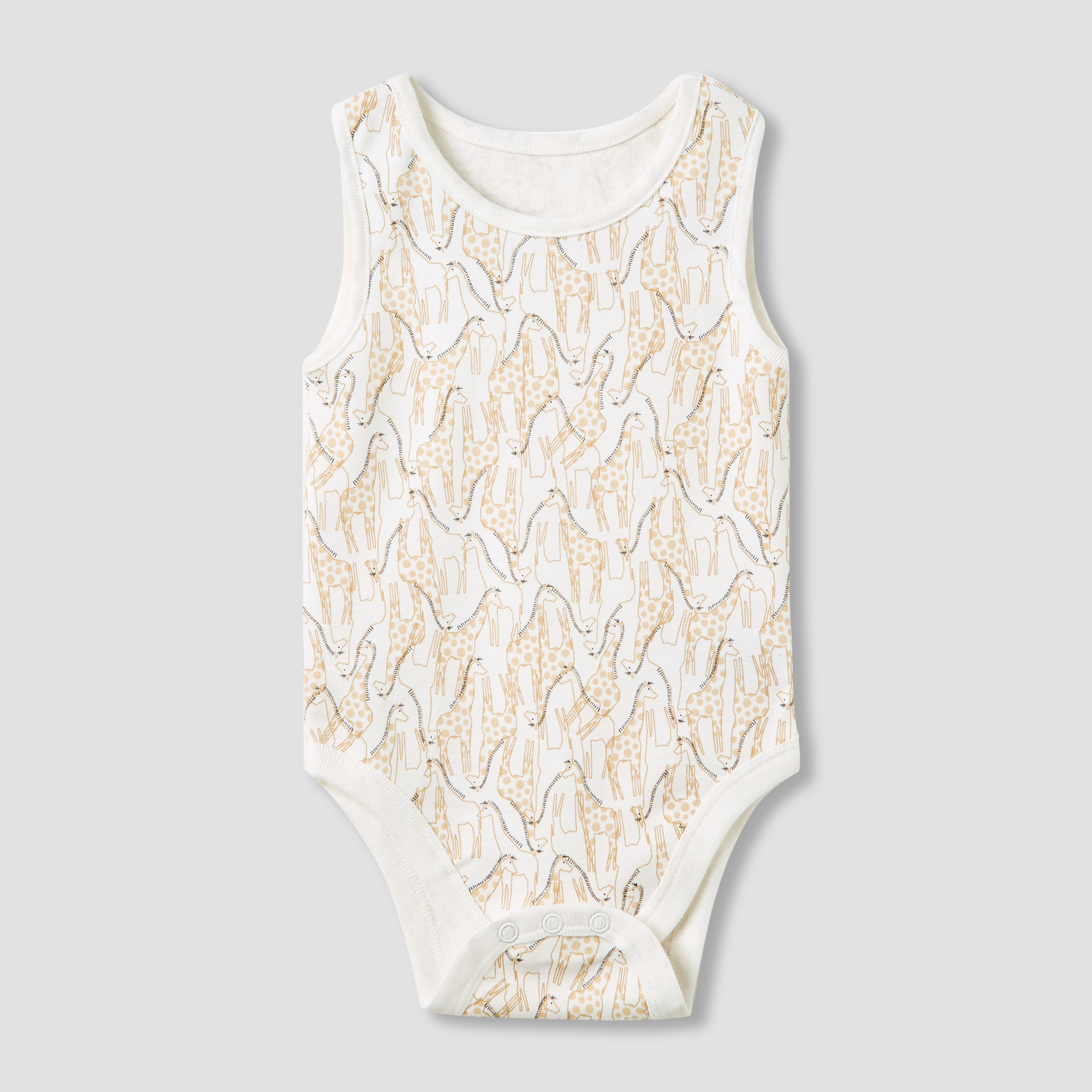 Set of 5, Juniors Crew Neck Sleeveless Bodysuit with Print-baby-boys-clothing-bodysuits-image-6
