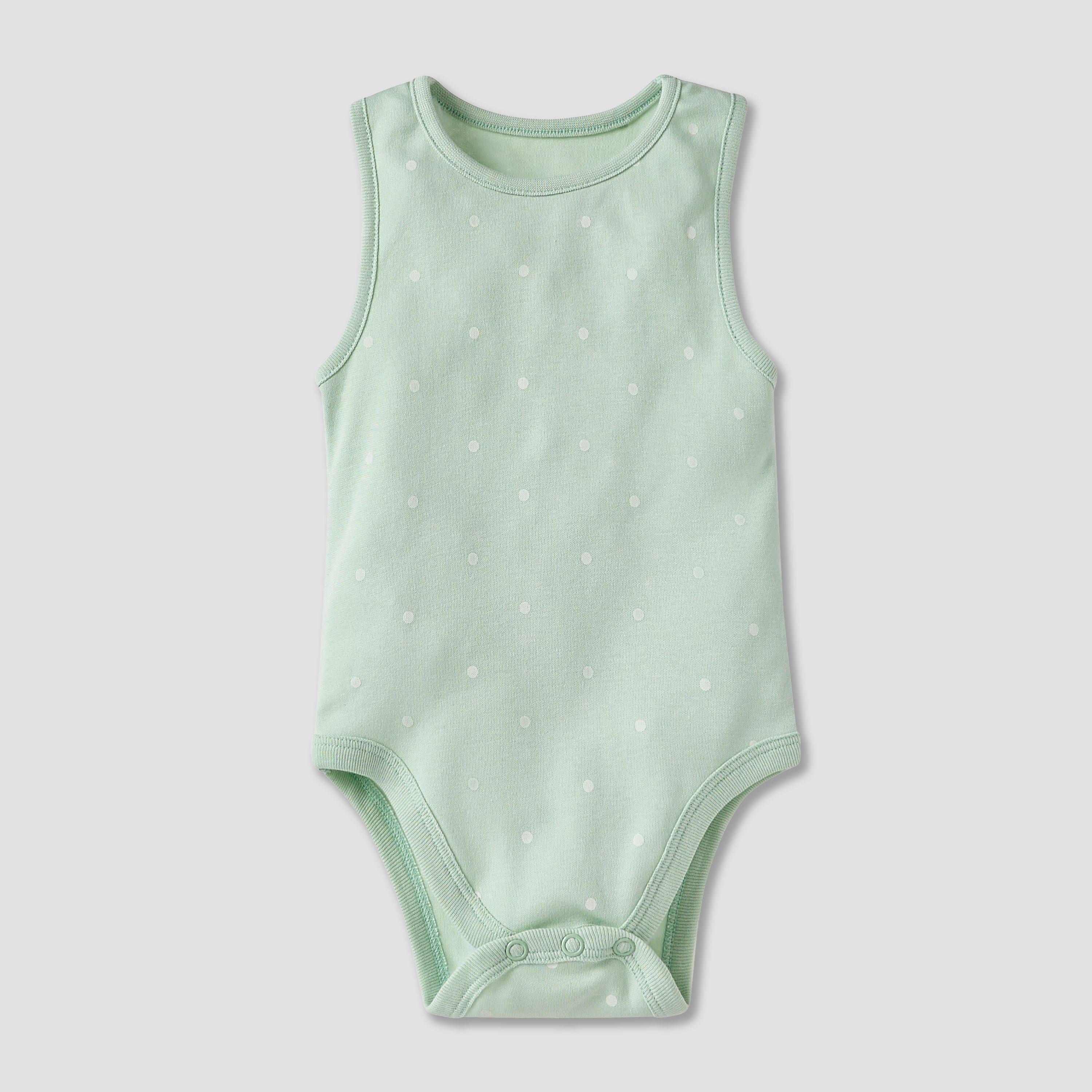 Juniors Printed Sleeveless Bodysuit with - Set of 5-baby-girls-clothing-bodysuits-image-6