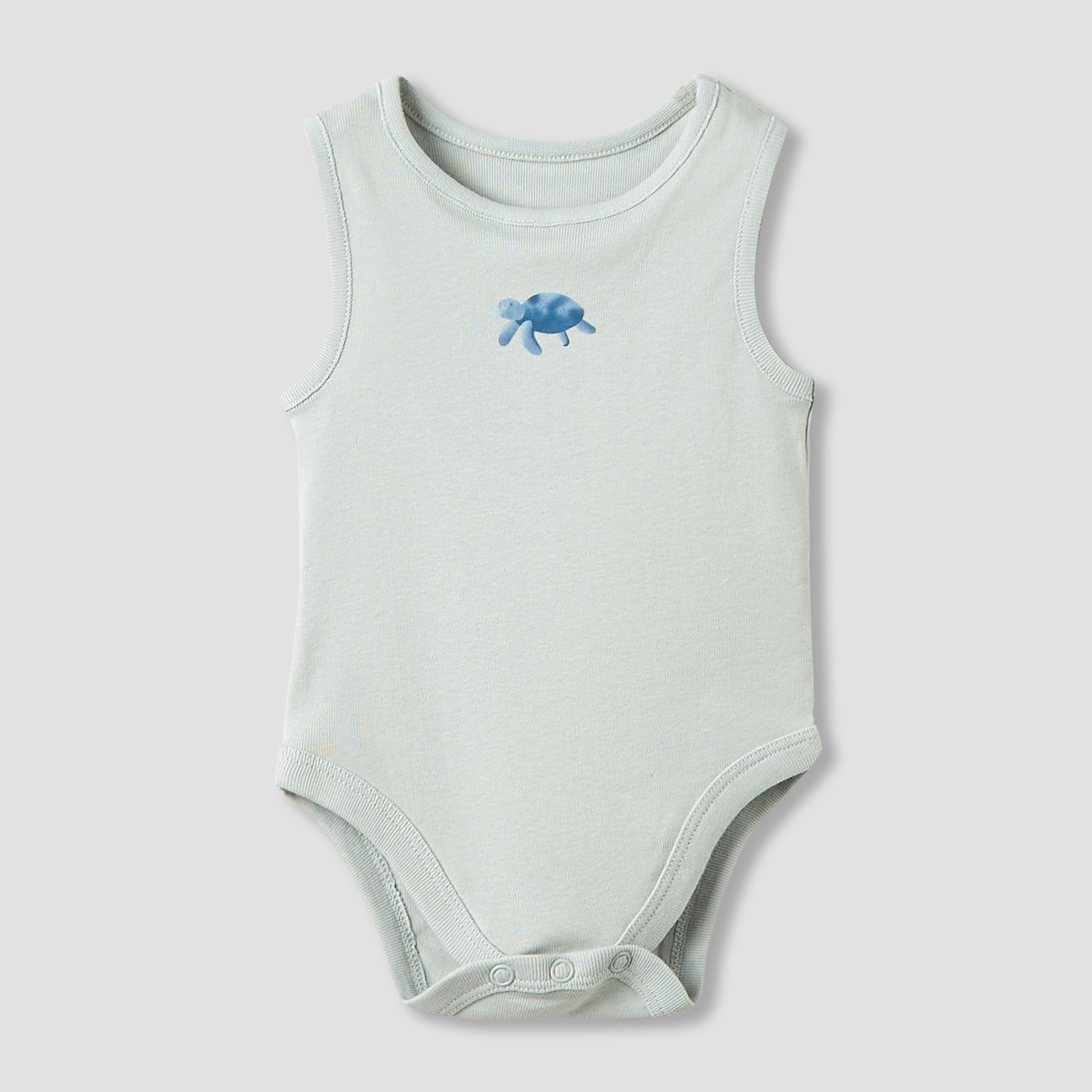 Set of 5, Juniors Crew Neck Sleeveless Bodysuit with Button Closure-promo_babyshop_Buy2for115_KSA130126-image-3