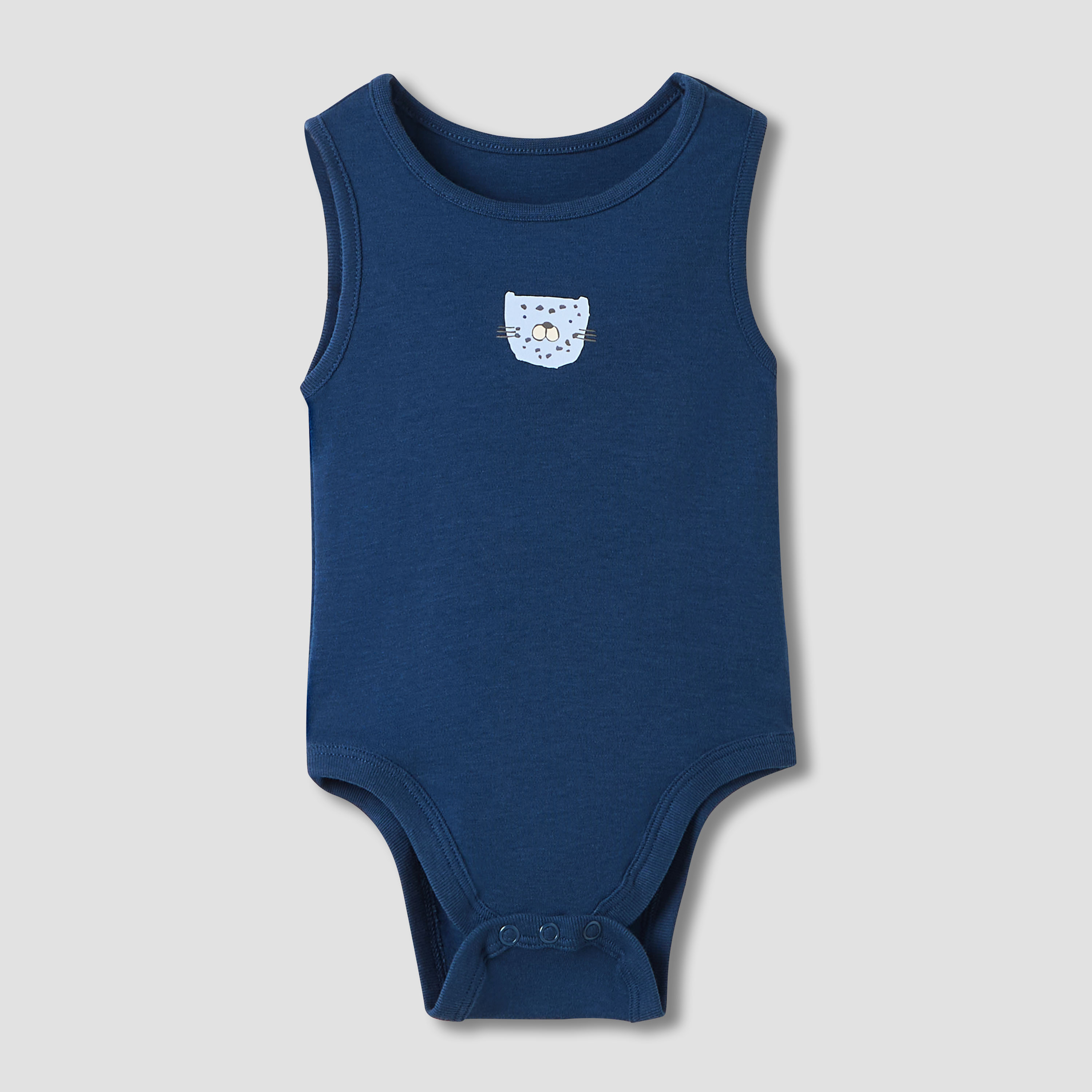 Juniors Printed Sleeveless Bodysuit - Set of 5-baby-boys-clothing-bodysuits-image-3