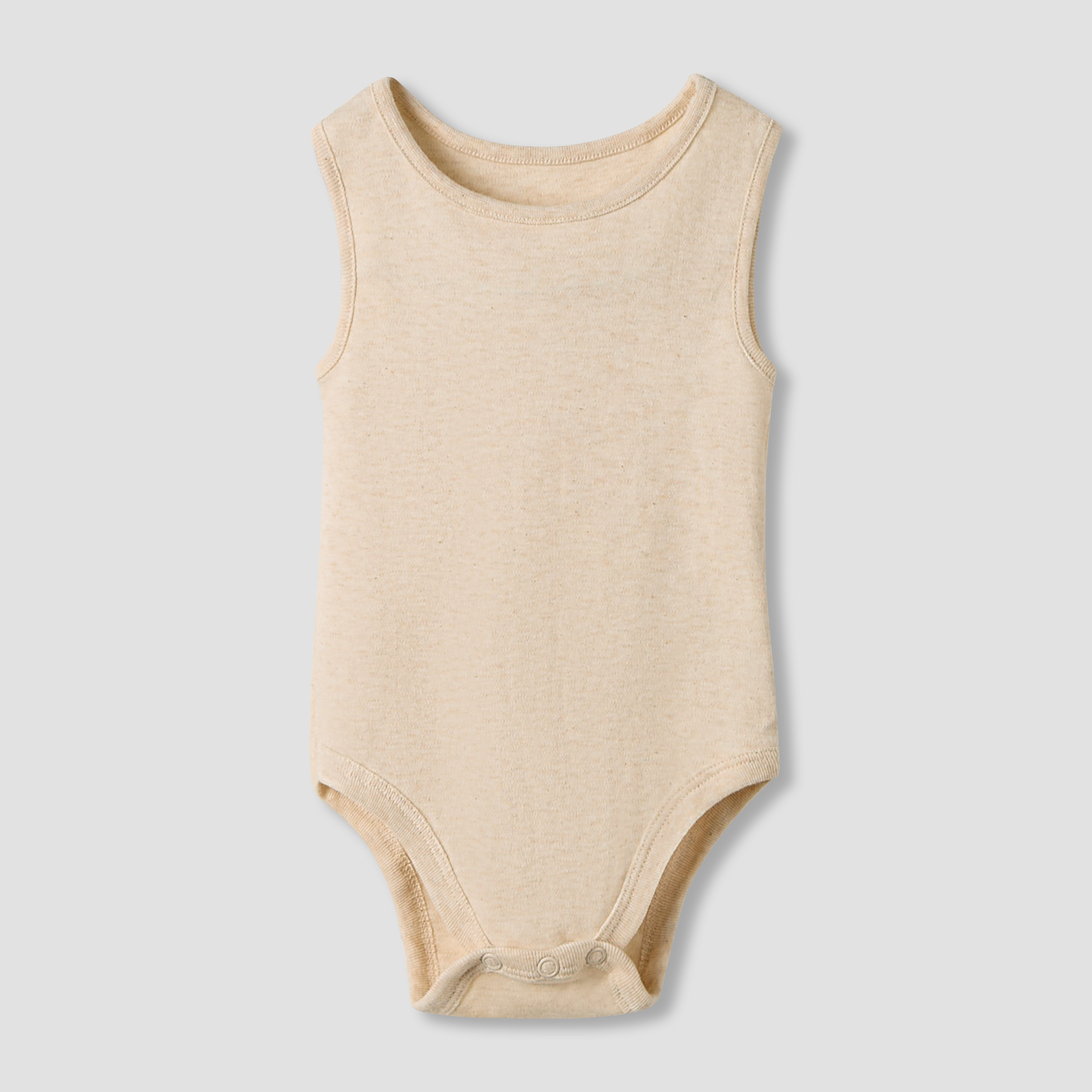 Juniors Round Neck Bodysuit with Snap Button Closure - Cotton - Sleeveless - Set of 7-baby-girls-clothing-bodysuits-image-3