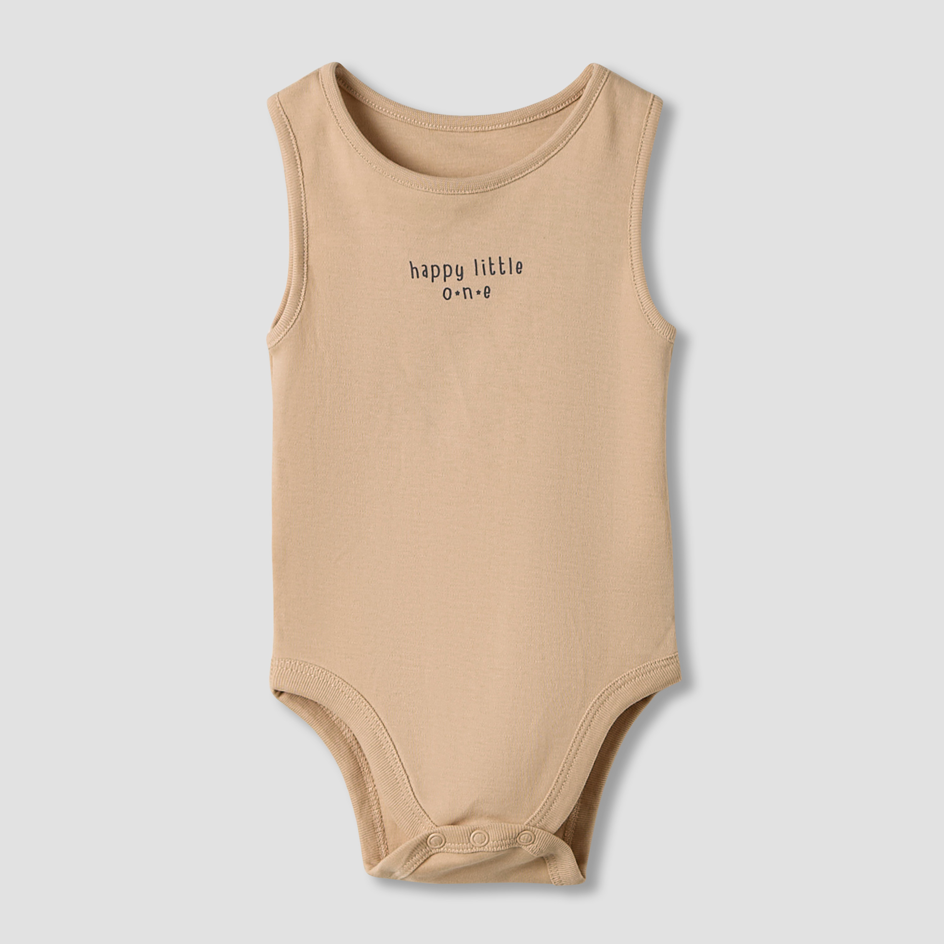 Juniors Round Neck Bodysuit with Snap Button Closure - Cotton - Sleeveless - Set of 7-baby-girls-clothing-bodysuits-image-5