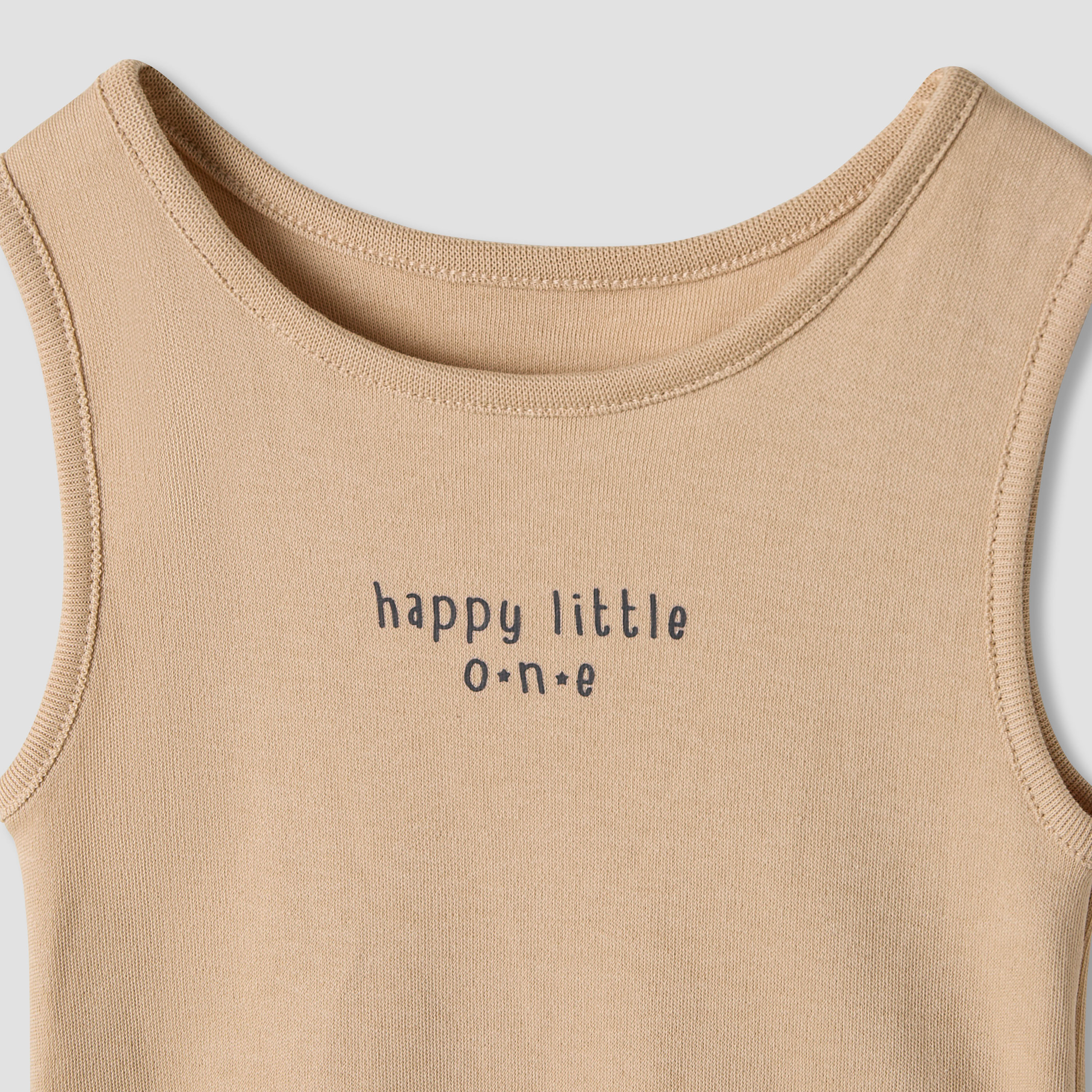 Juniors Round Neck Bodysuit with Snap Button Closure - Cotton - Sleeveless - Set of 7-baby-girls-clothing-bodysuits-image-6